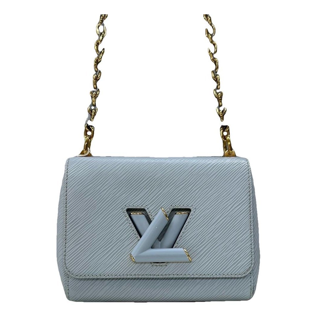 Twist leather handbag