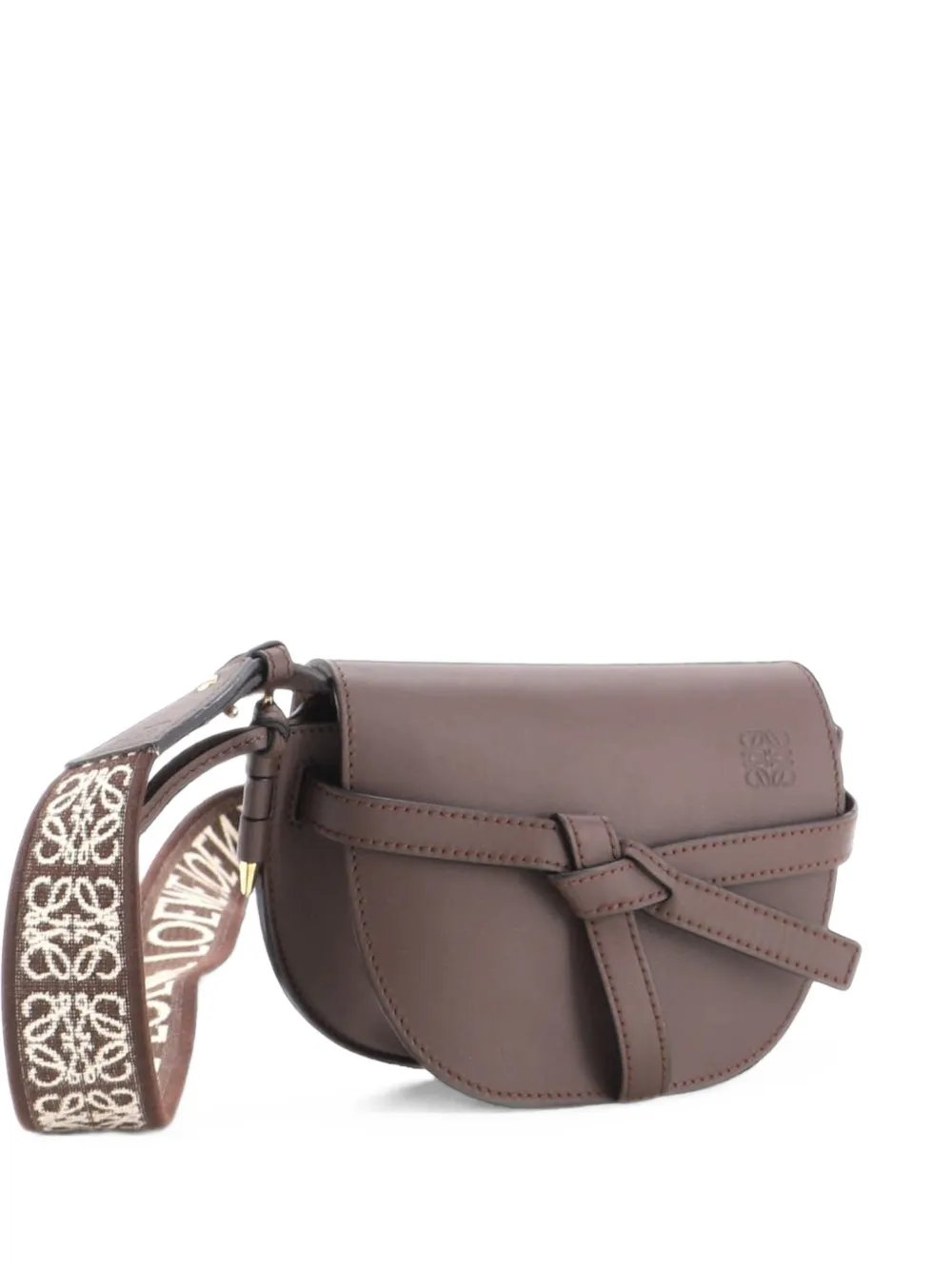 Gate Dual Shoulder Bag Leather Mini crossbody bag