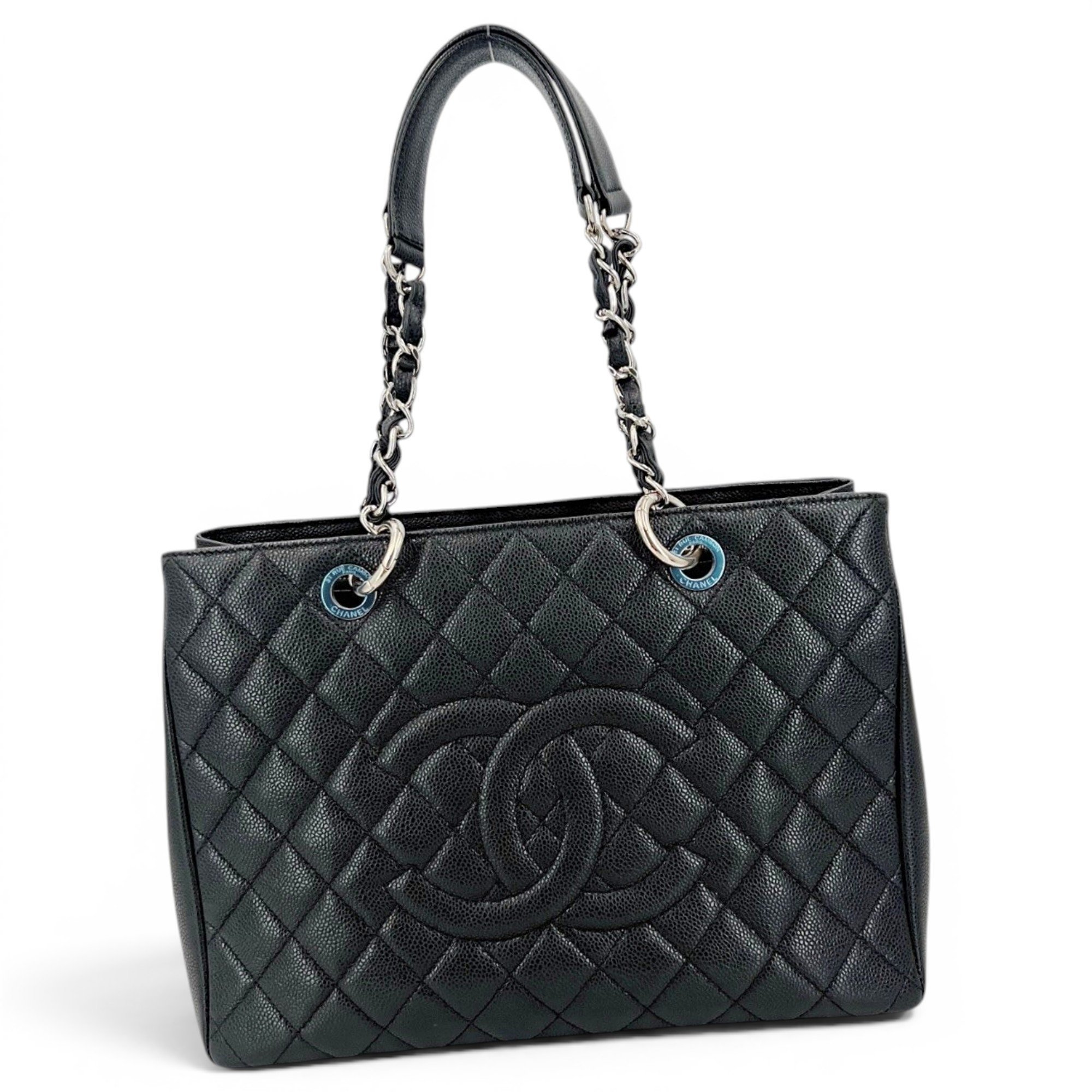 Grand shopping leather tote