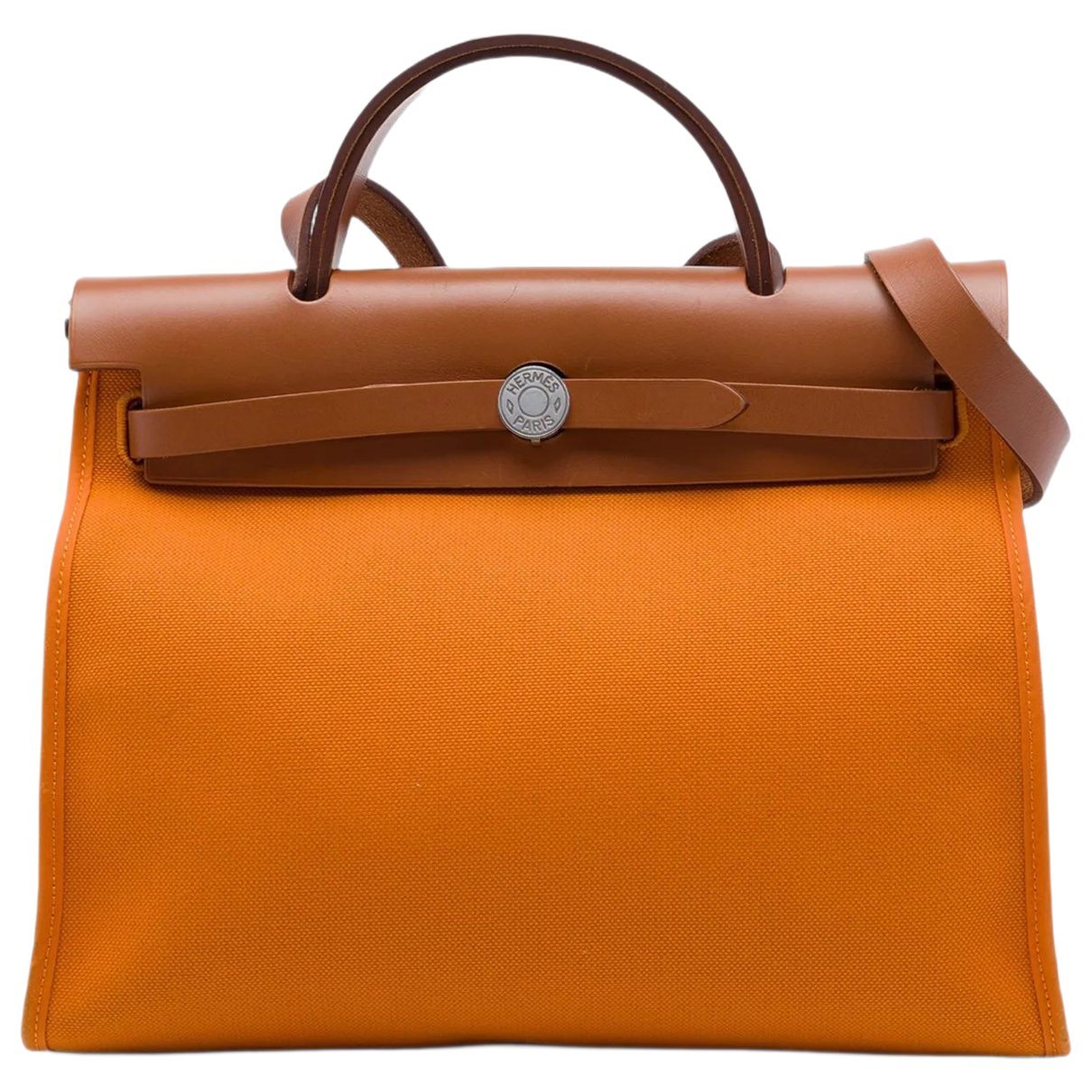 Hermes Herbag Handbag Orange
