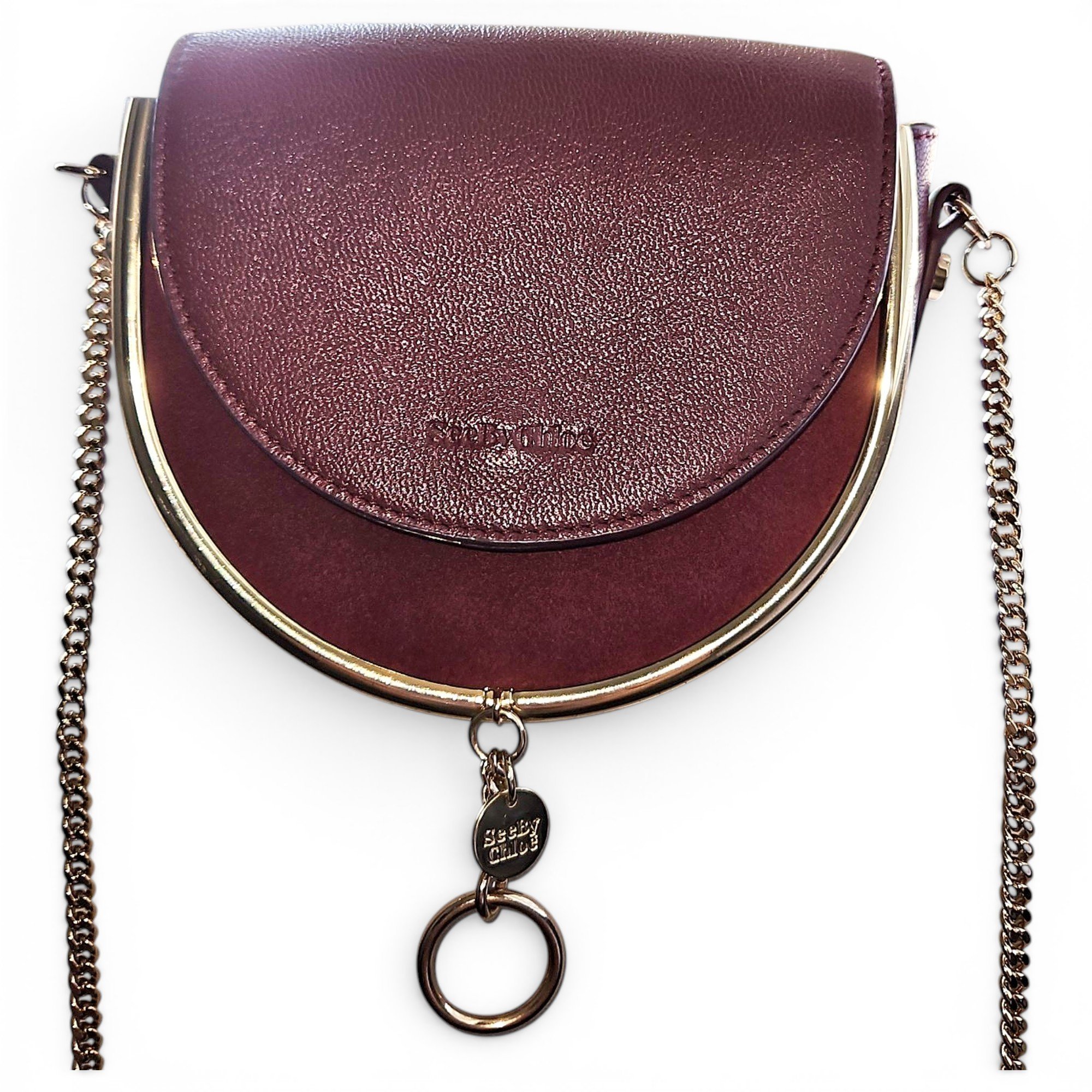 Leather crossbody bag
