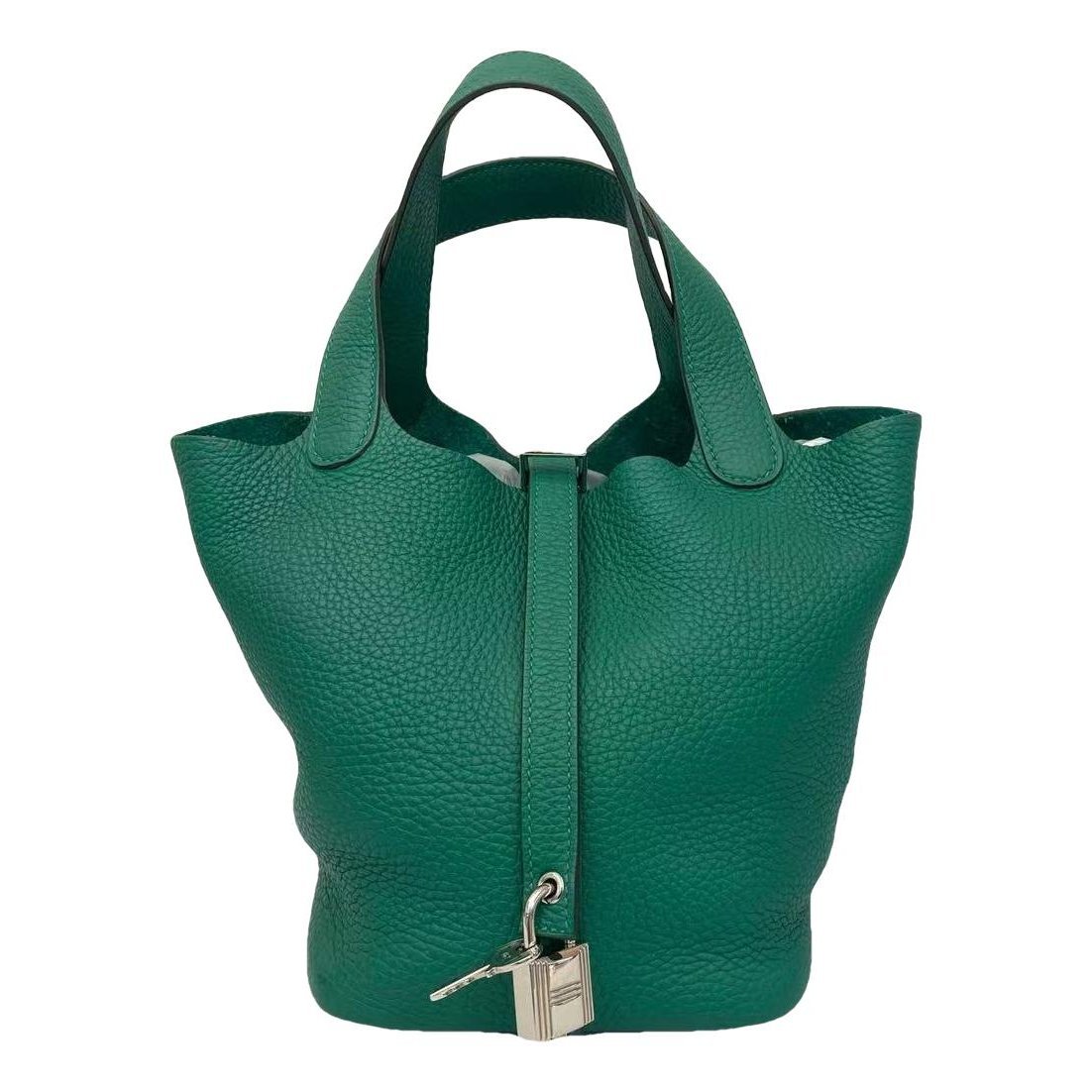 Picotin leather tote