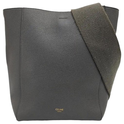 Seau Sangle leather handbag
