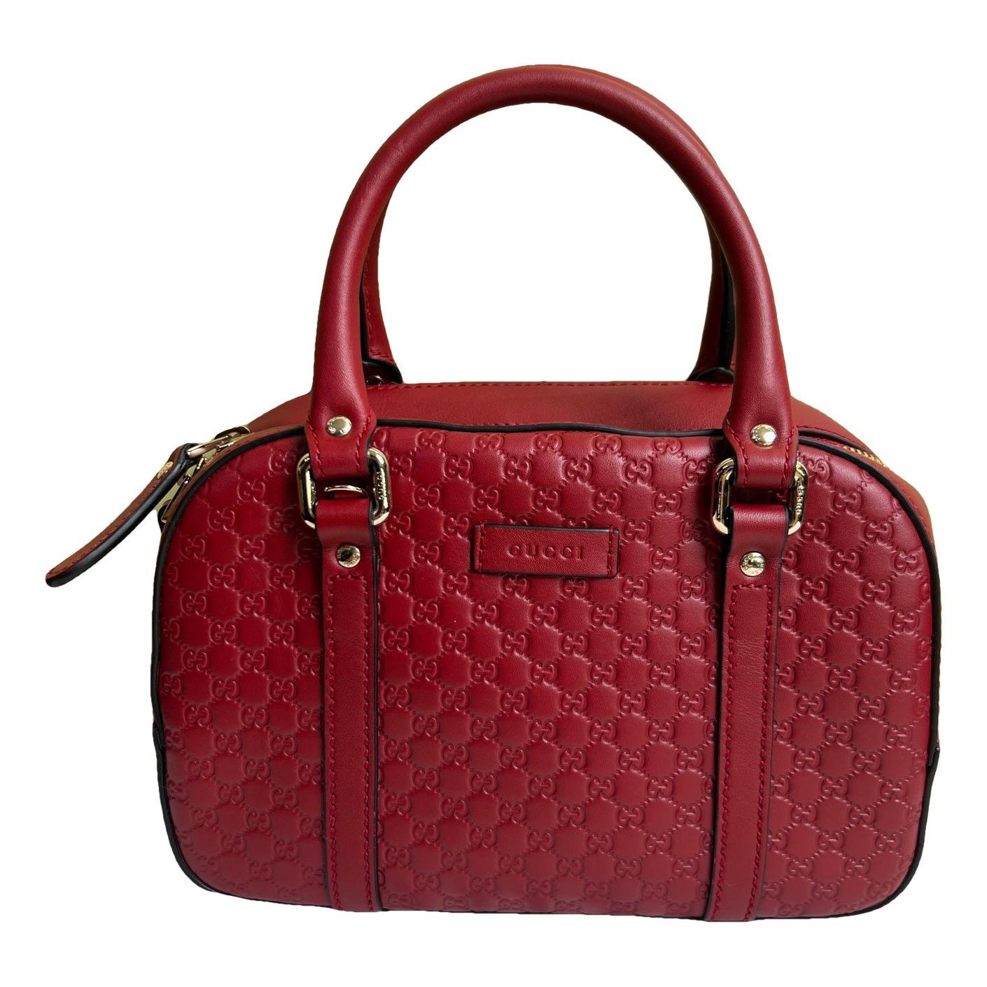 Boston leather handbag