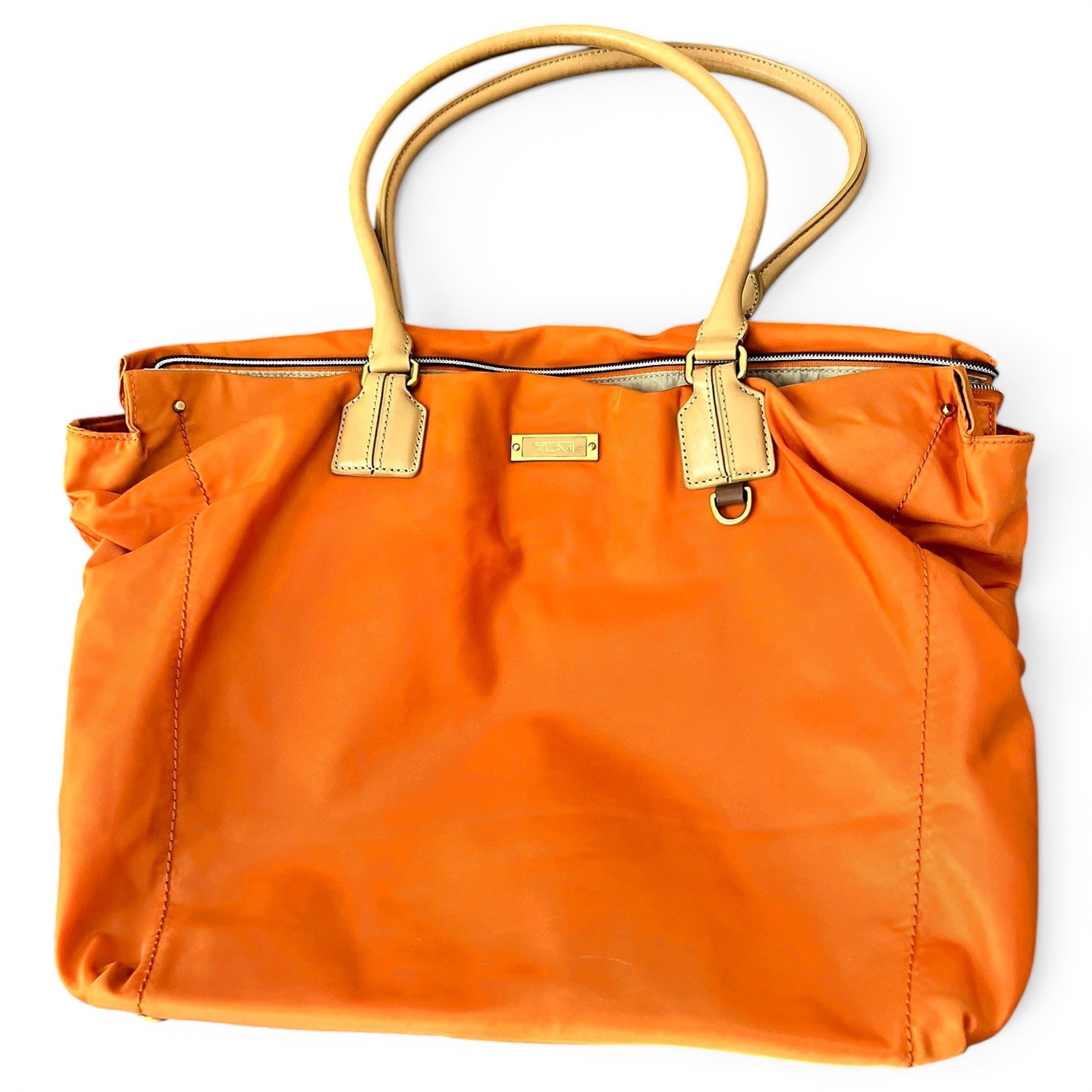 Leather tote