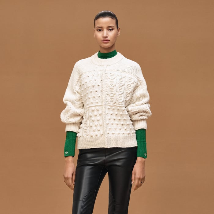 Blanc Naturel Long-sleeve Sweater