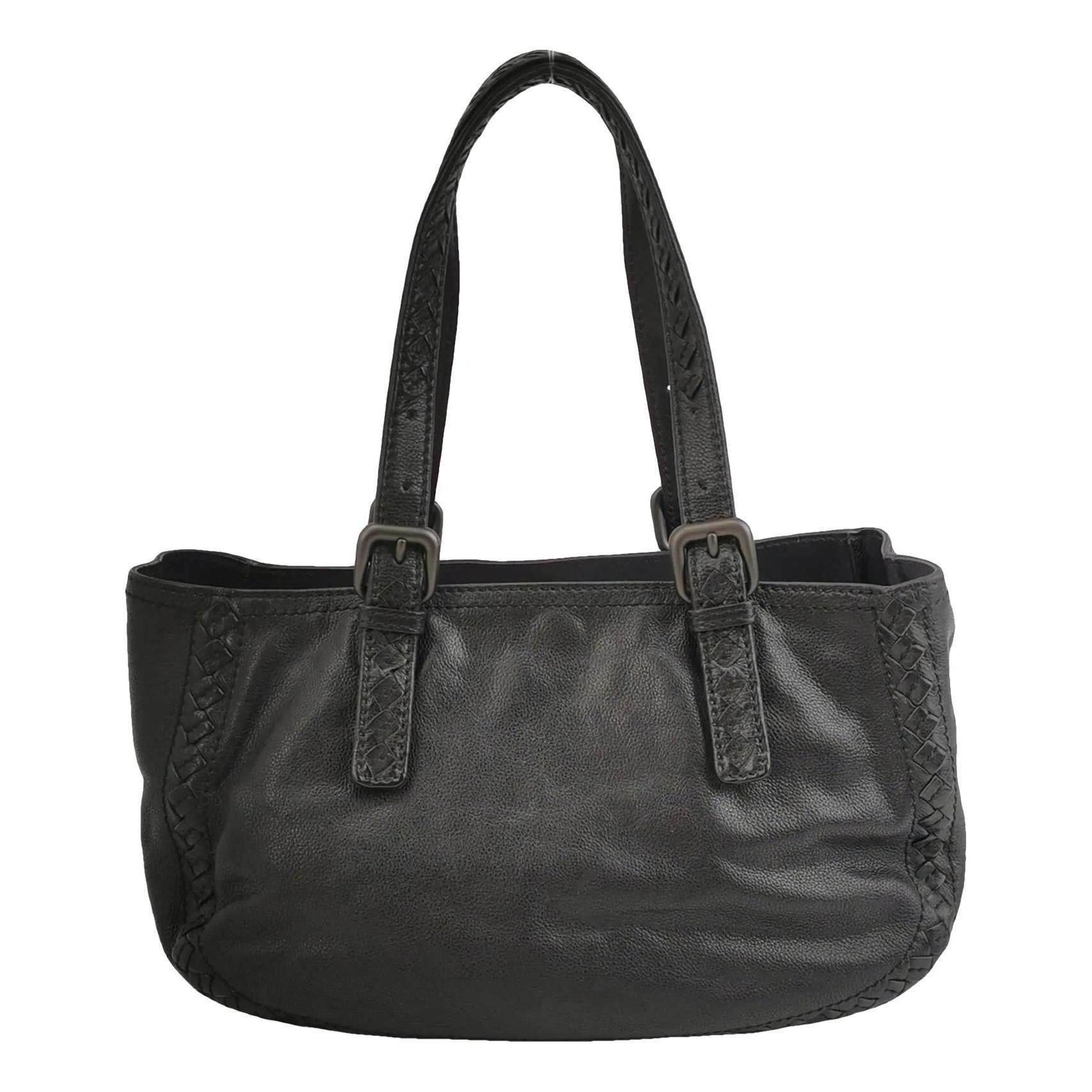 Parachute leather handbag