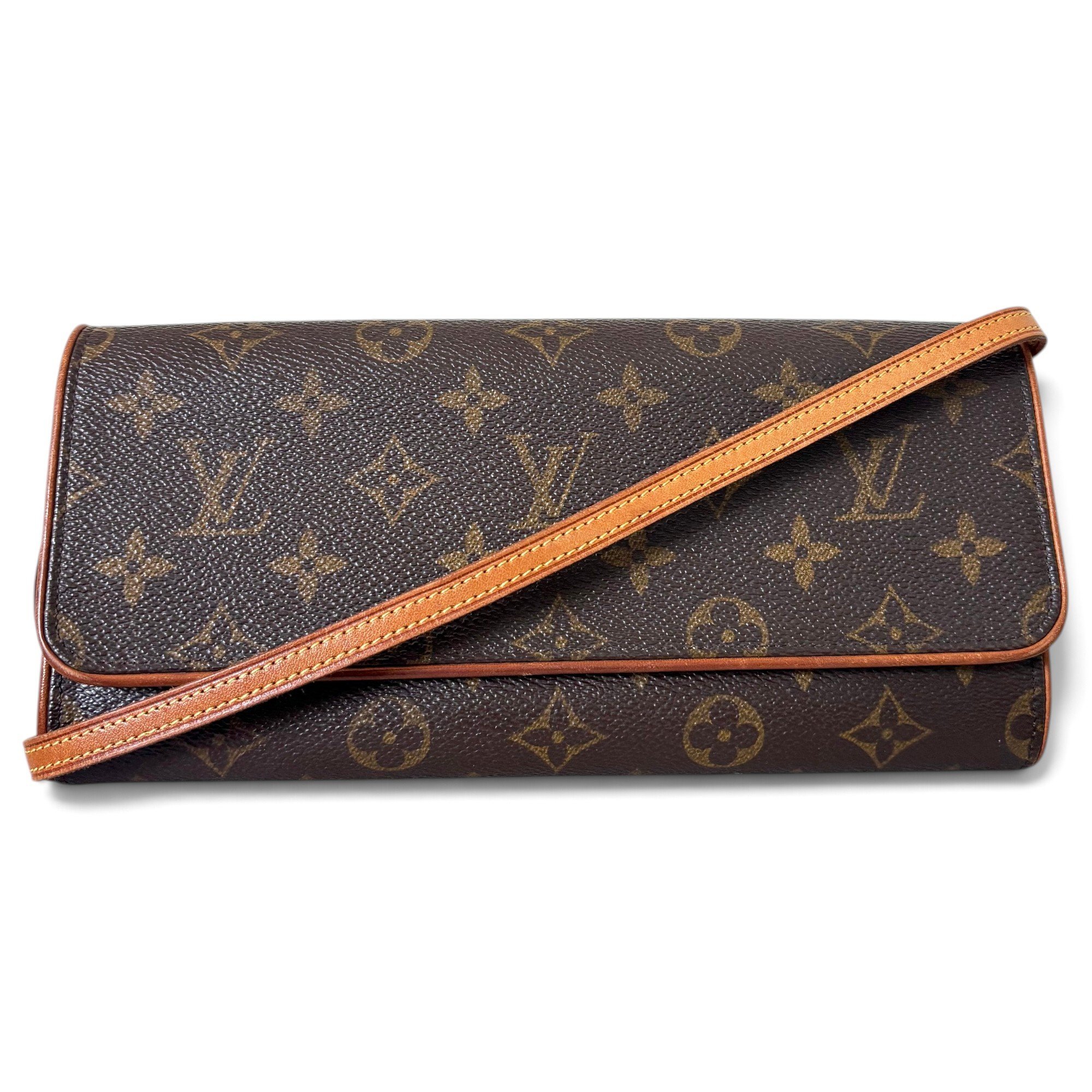 Twin cloth crossbody bag