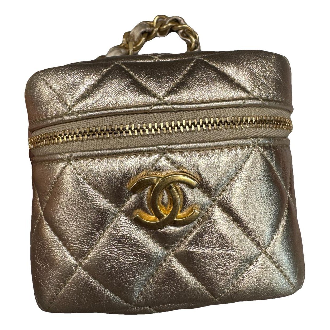 Trendy CC Vanity leather handbag