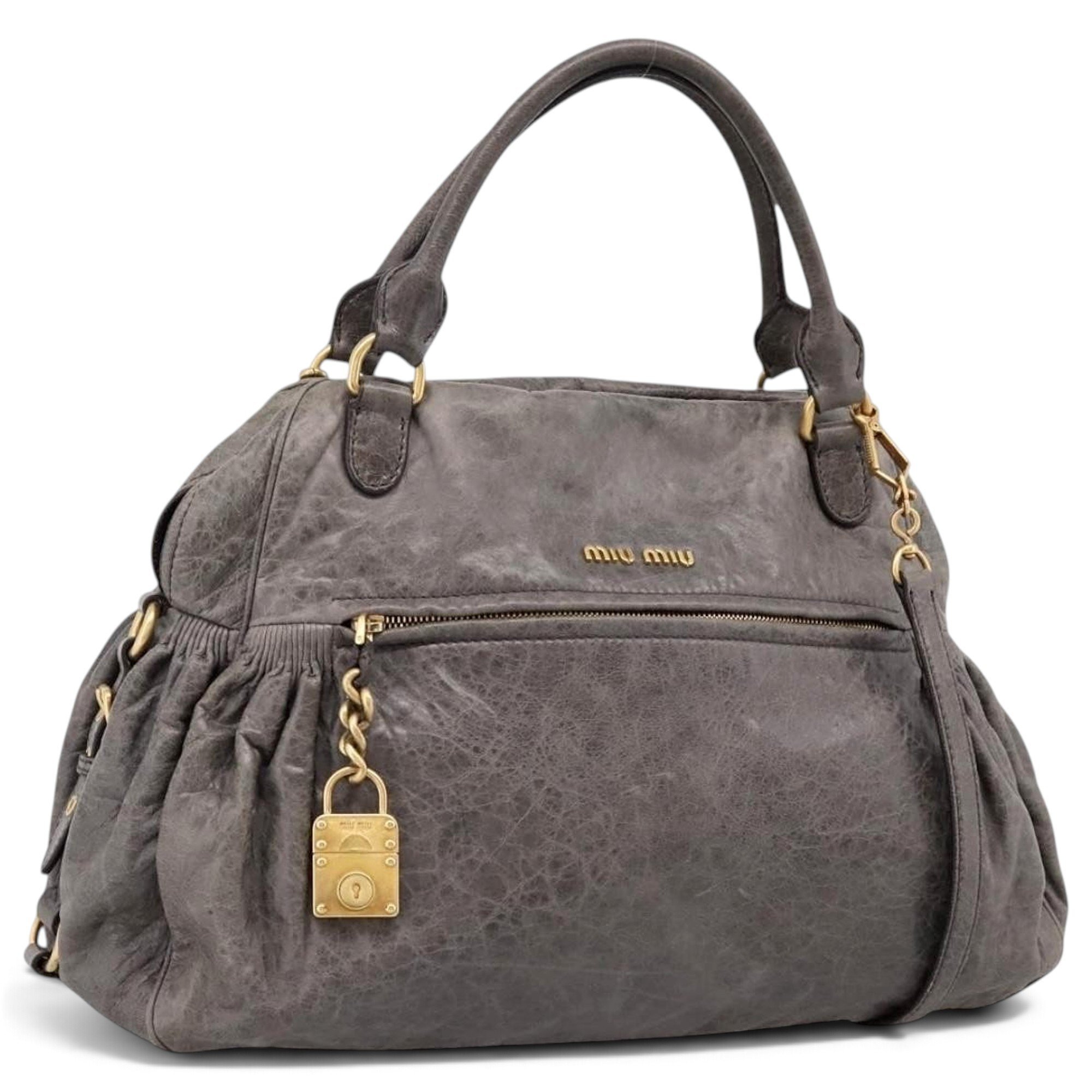 Vitello leather handbag