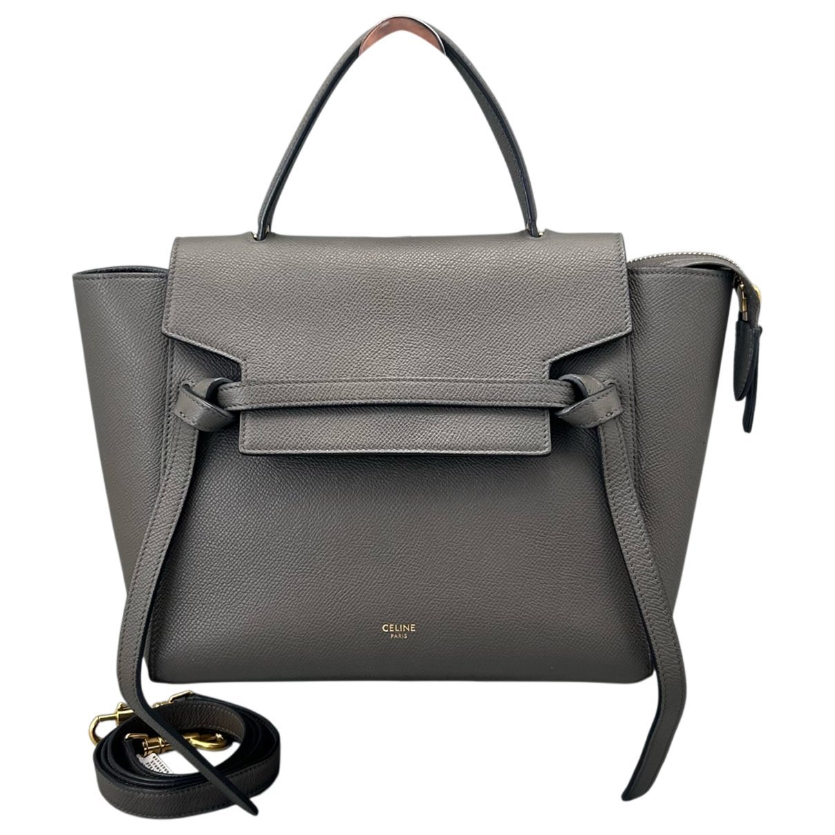 Celine Belt leather satchel