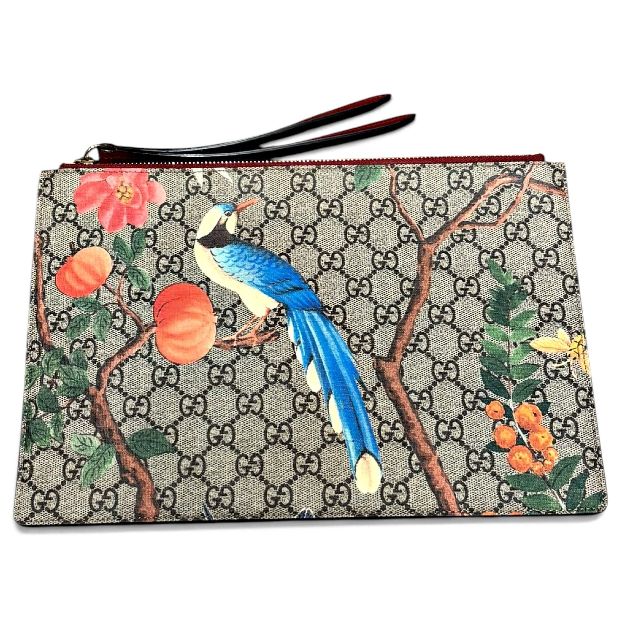 Ophidia cloth clutch bag