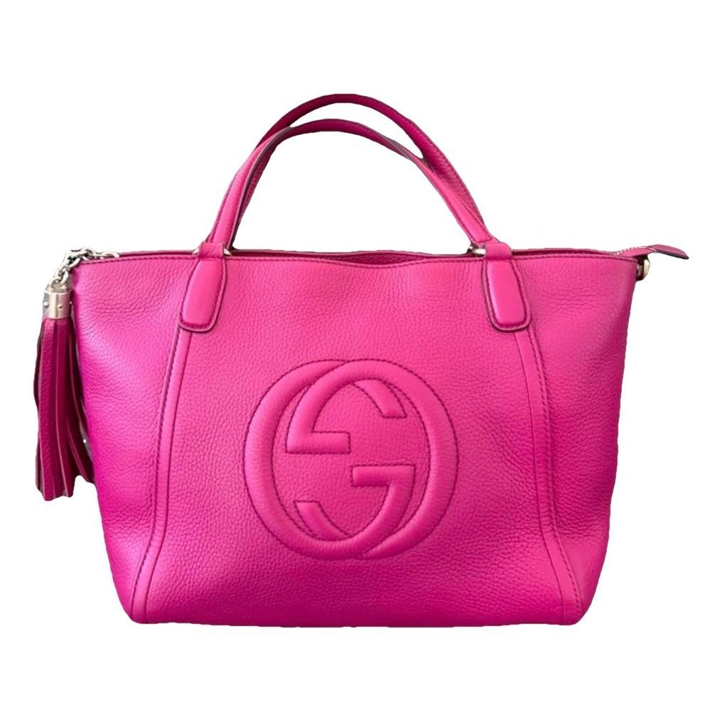 Soho Top Handle leather handbag