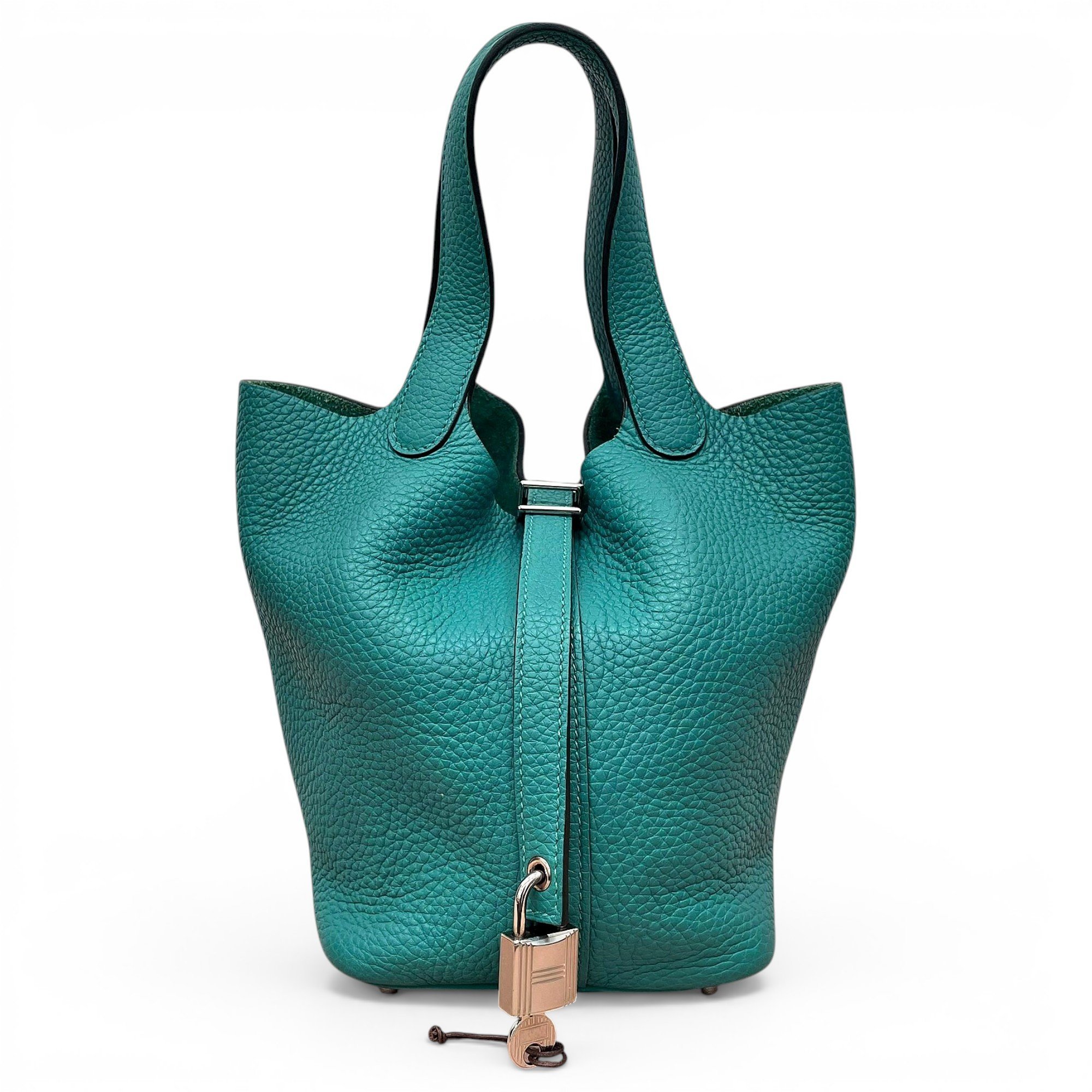 Picotin leather handbag
