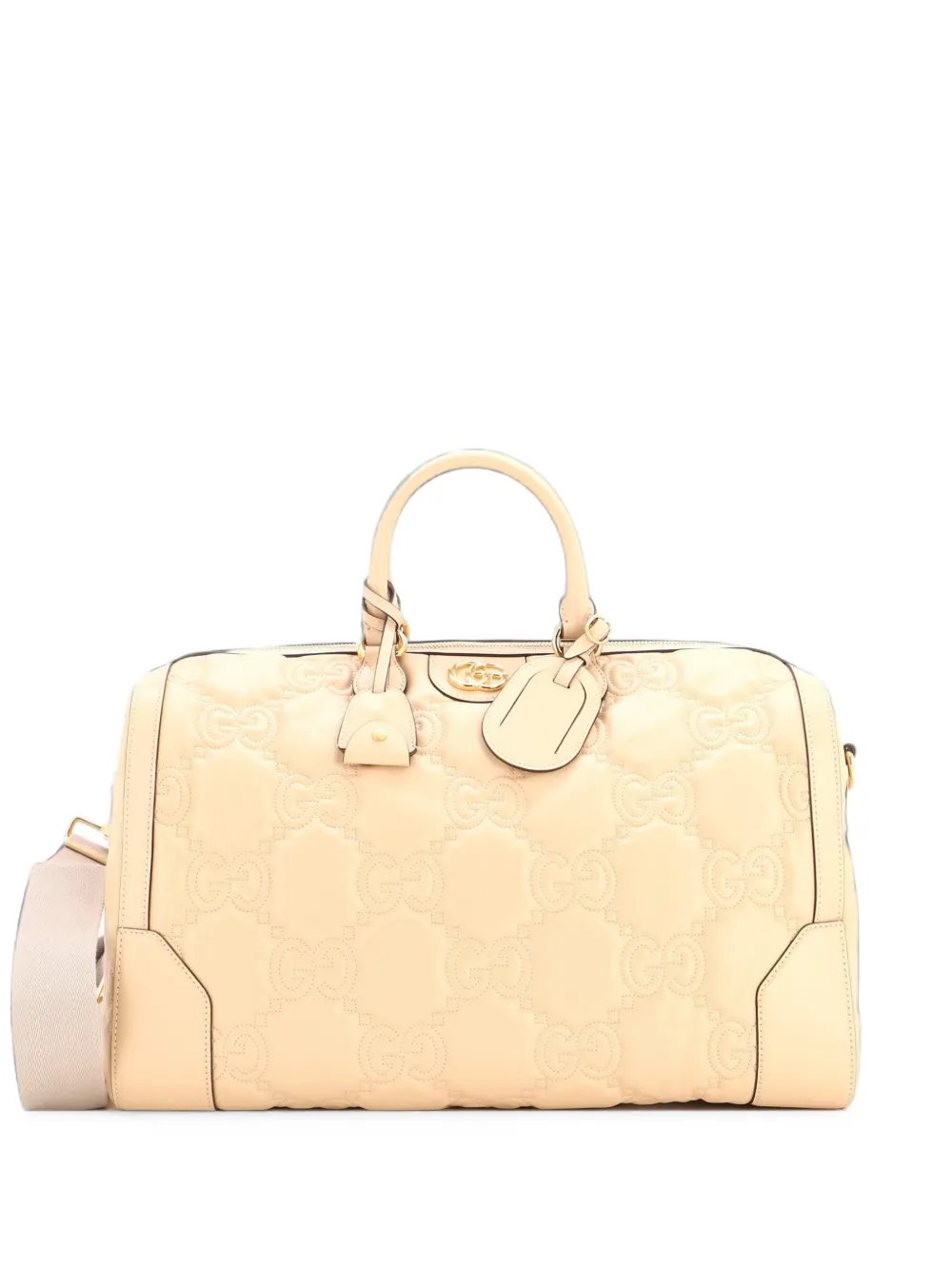 Convertible Boston Top Handle Bag GG Matelasse Leather Medium travel bag