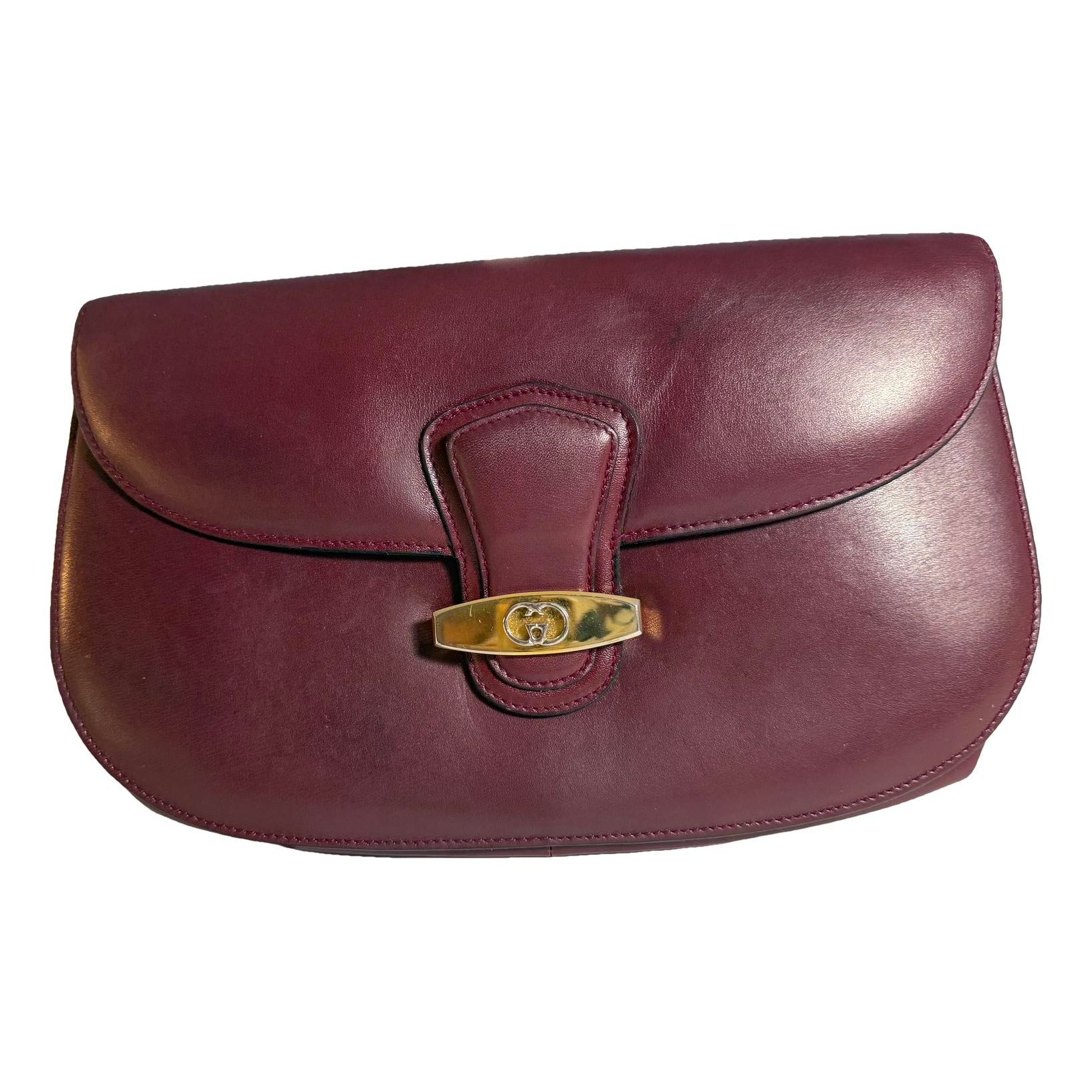 Blondie leather clutch bag