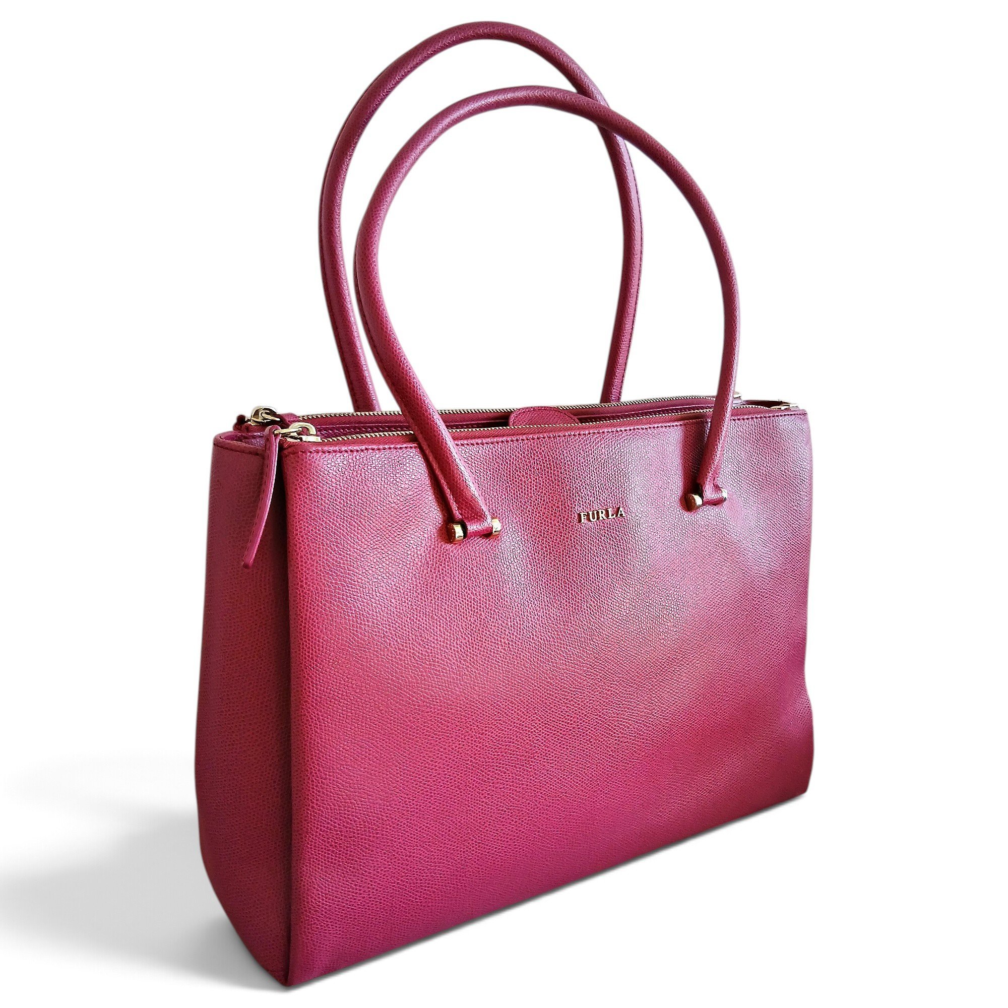 Leather tote