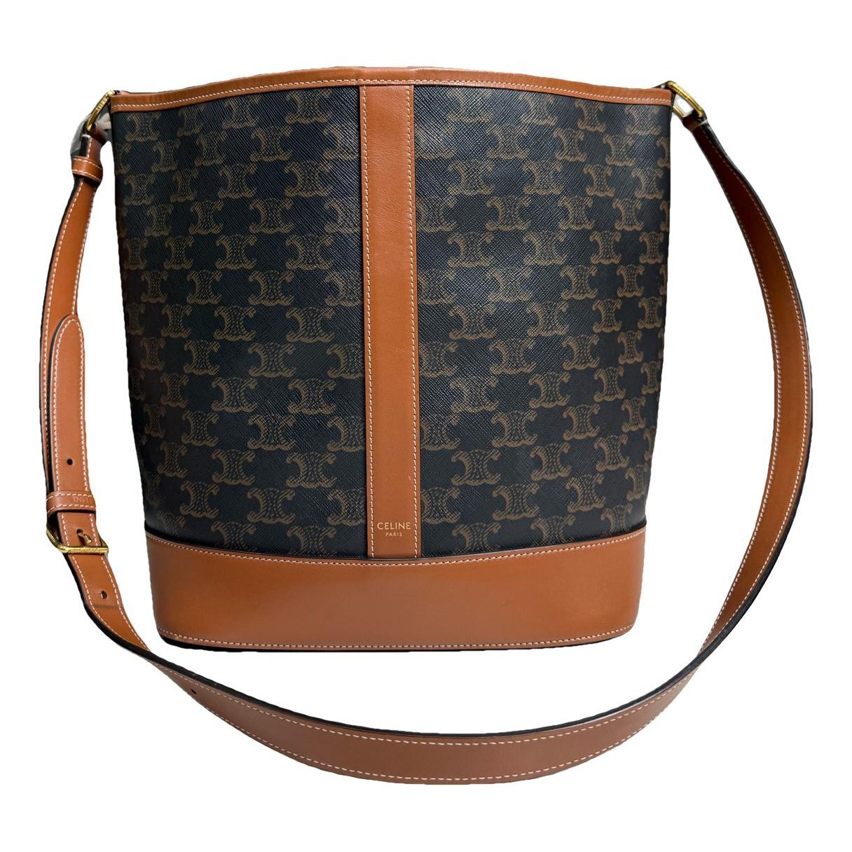 SAC SEAU leather handbag