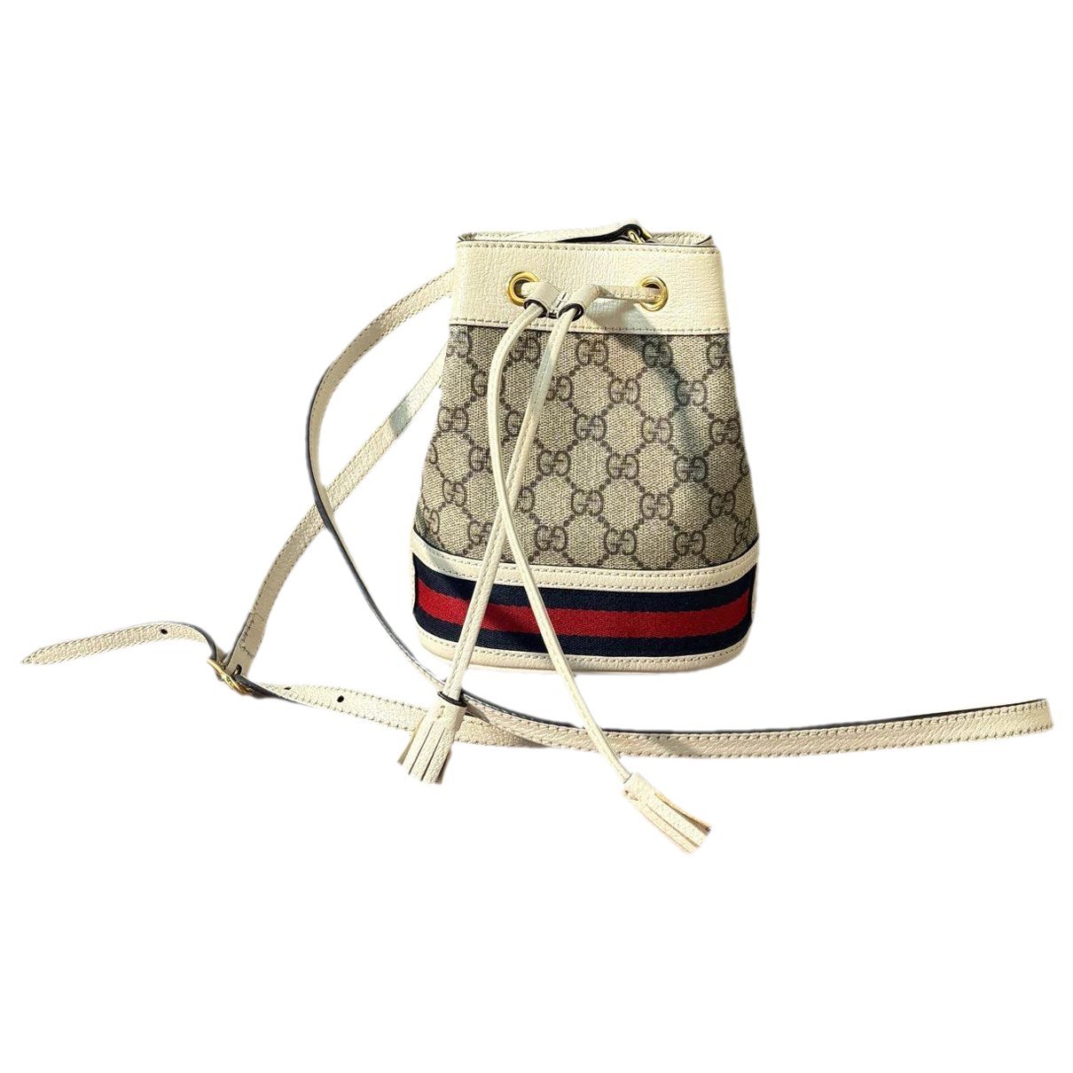 Ophidia Bucket leather handbag