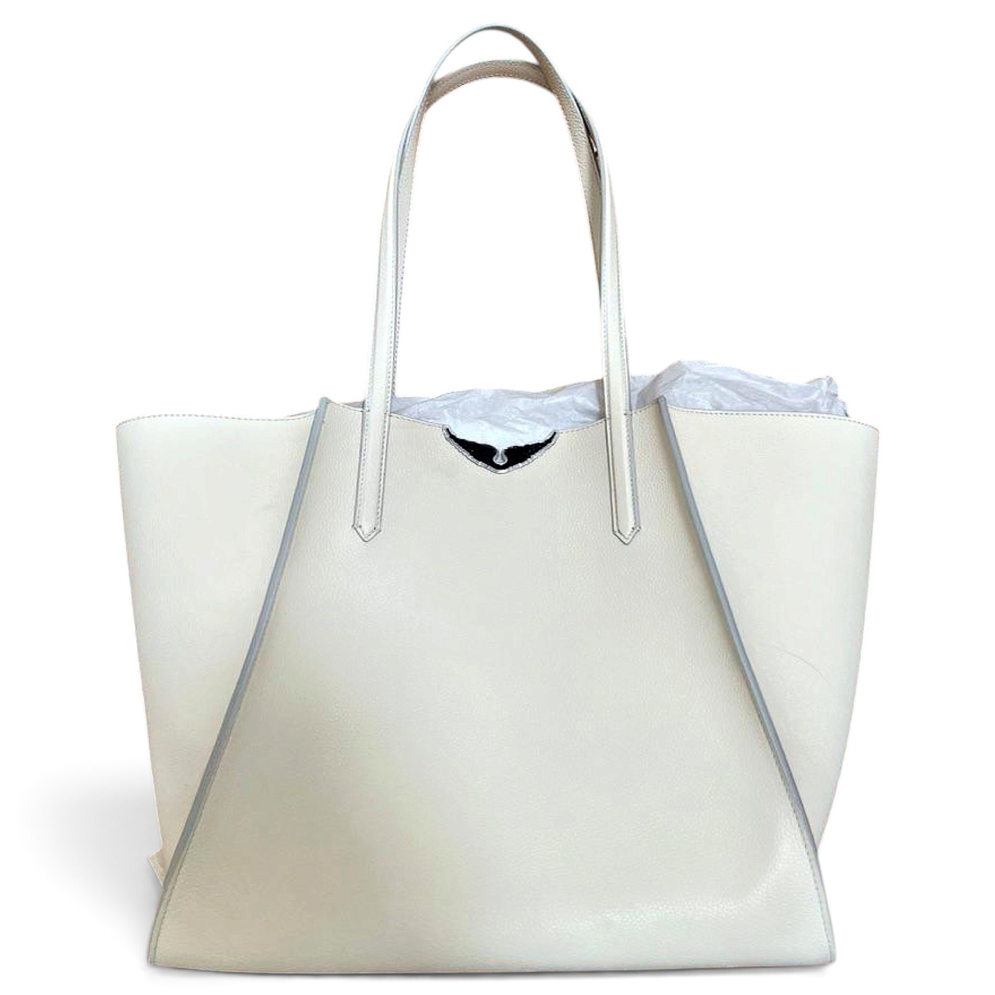 Leather tote