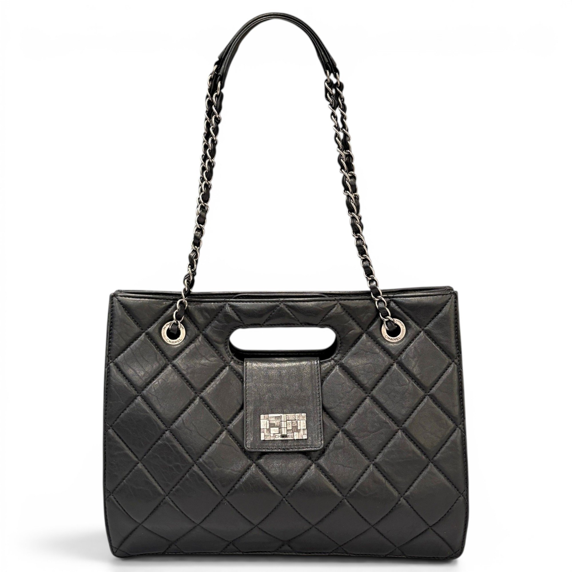 Leather tote