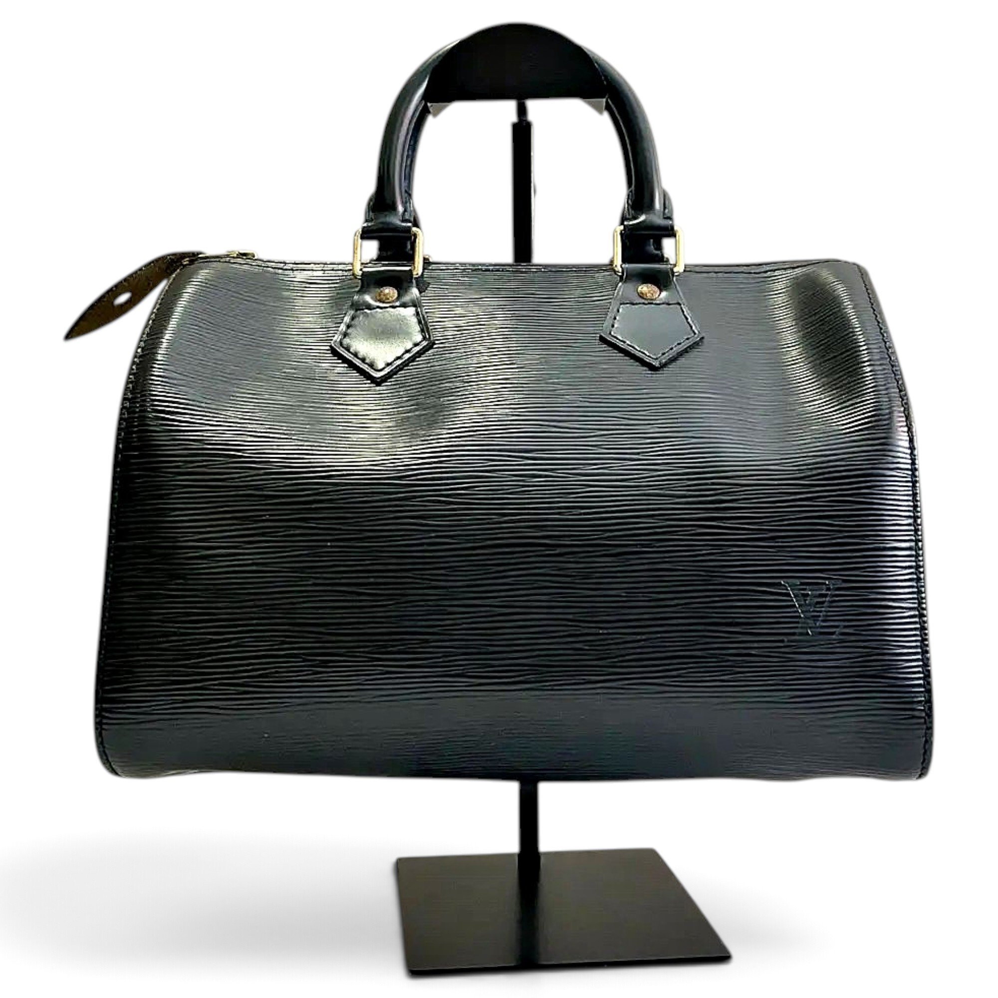 Speedy leather handbag