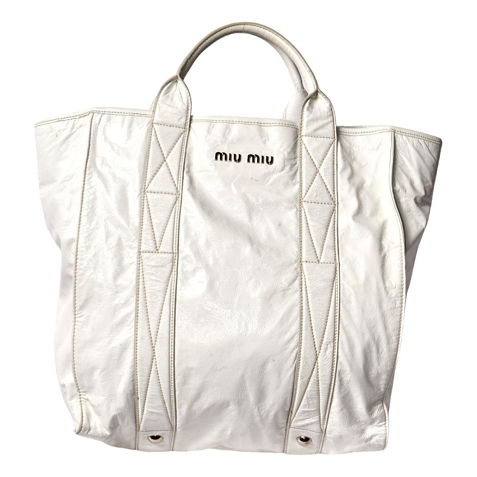 Miu Miu Patent leather tote