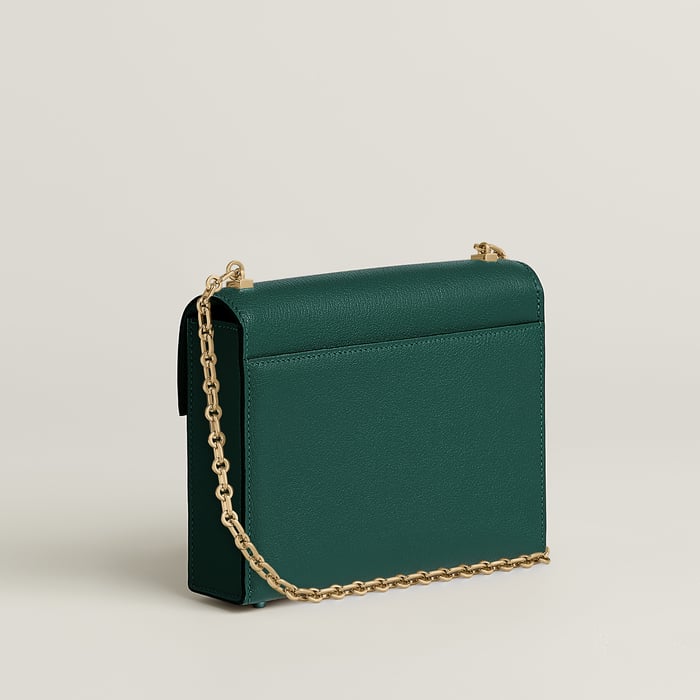 Vert Cyprès Verrou Chaine Mini Bag