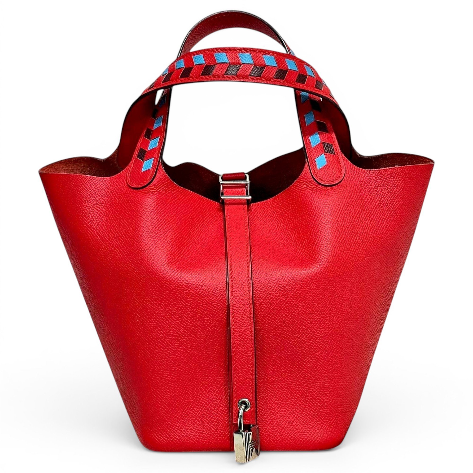 Picotin leather handbag