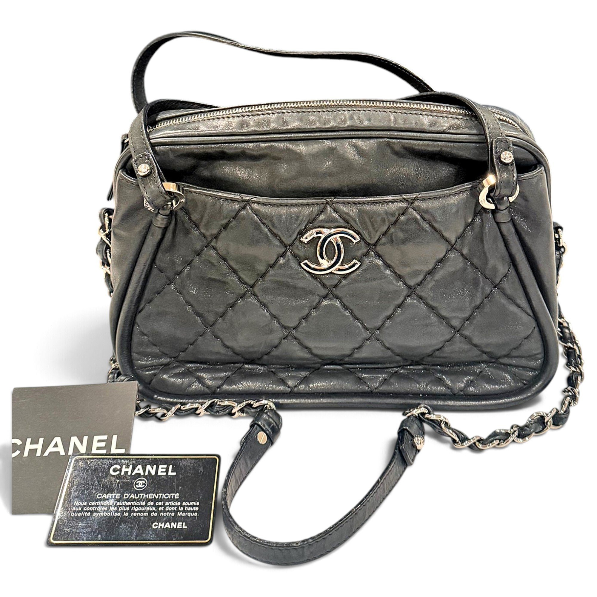 Leather handbag