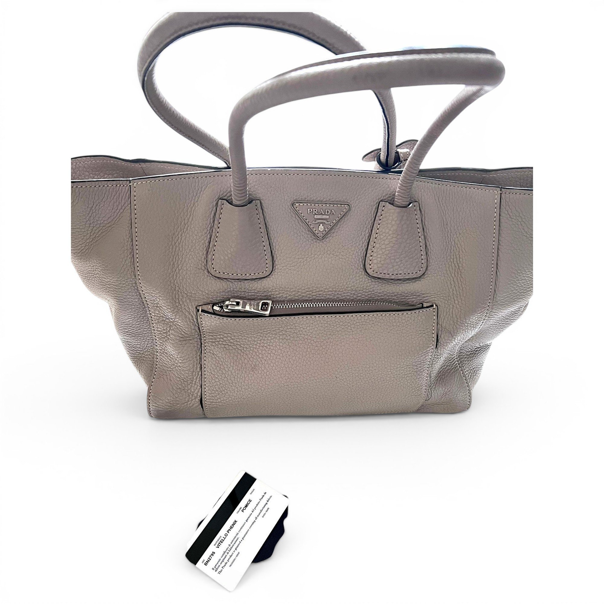 Leather handbag