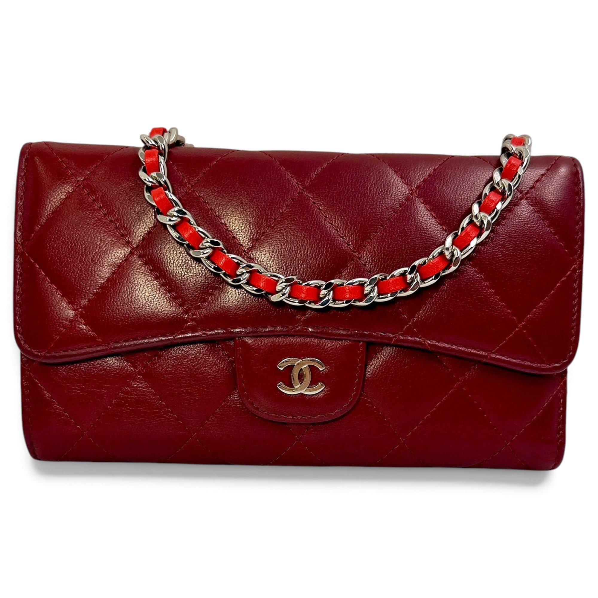 Wallet On Chain Timeless/Classique leather crossbody bag