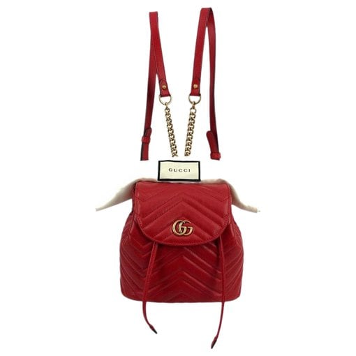 Leather backpack