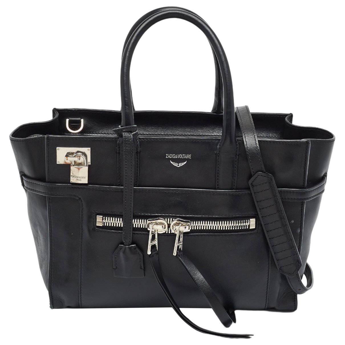 Leather tote