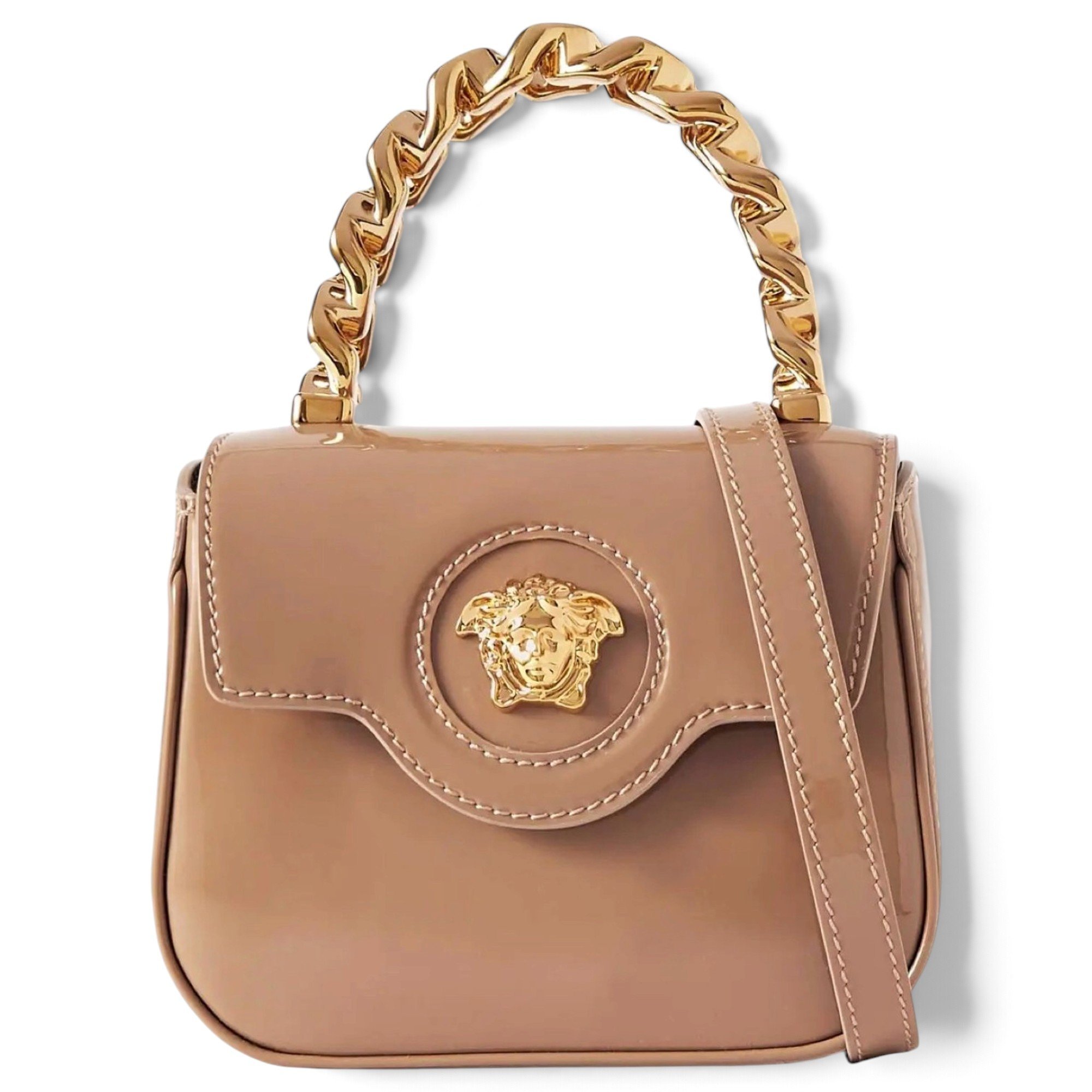 Virtus patent leather mini bag
