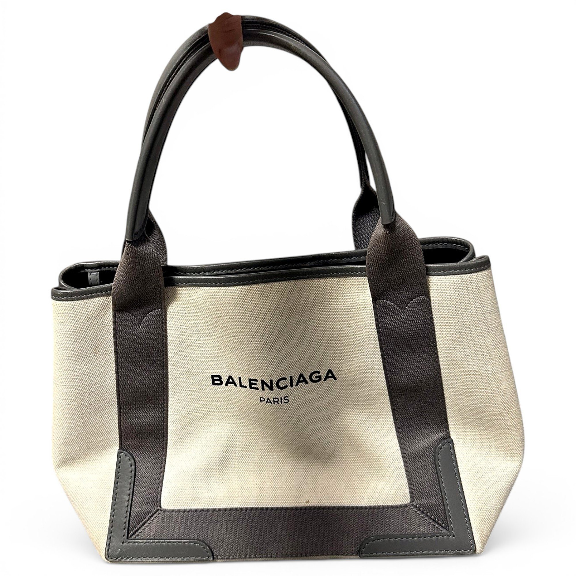 Navy cabas cloth tote