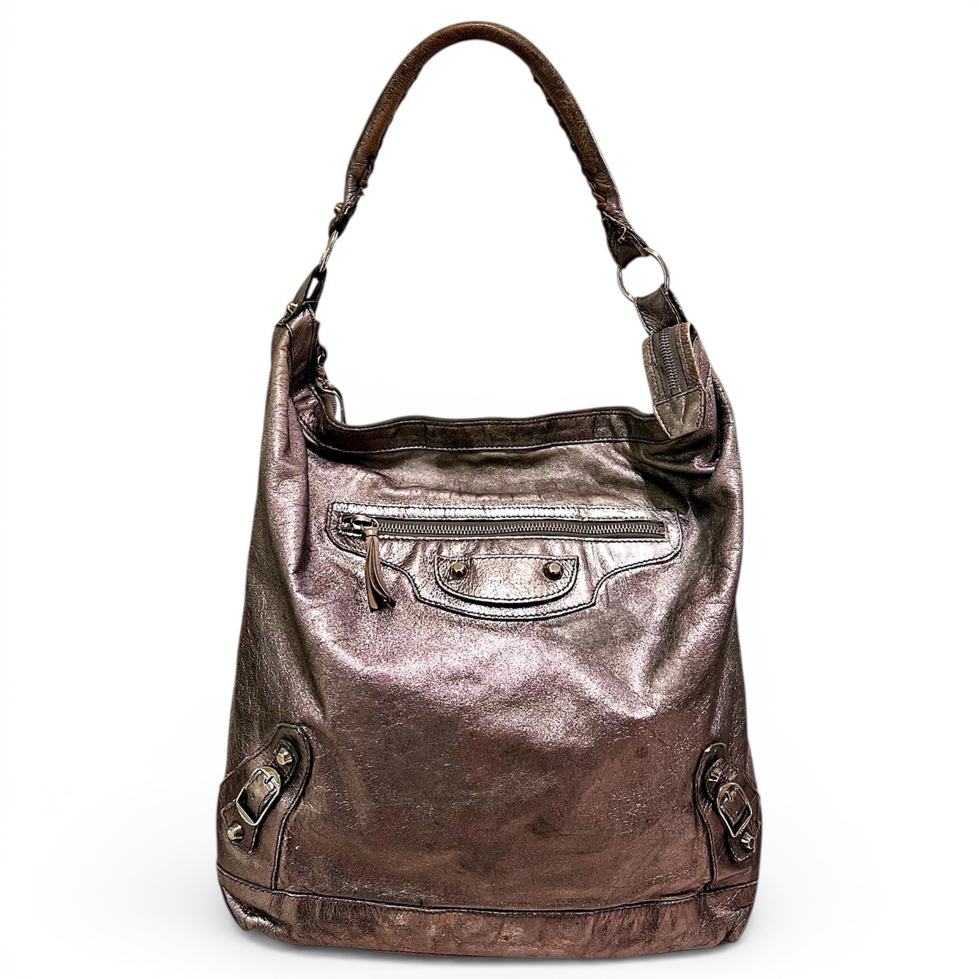 Leather handbag