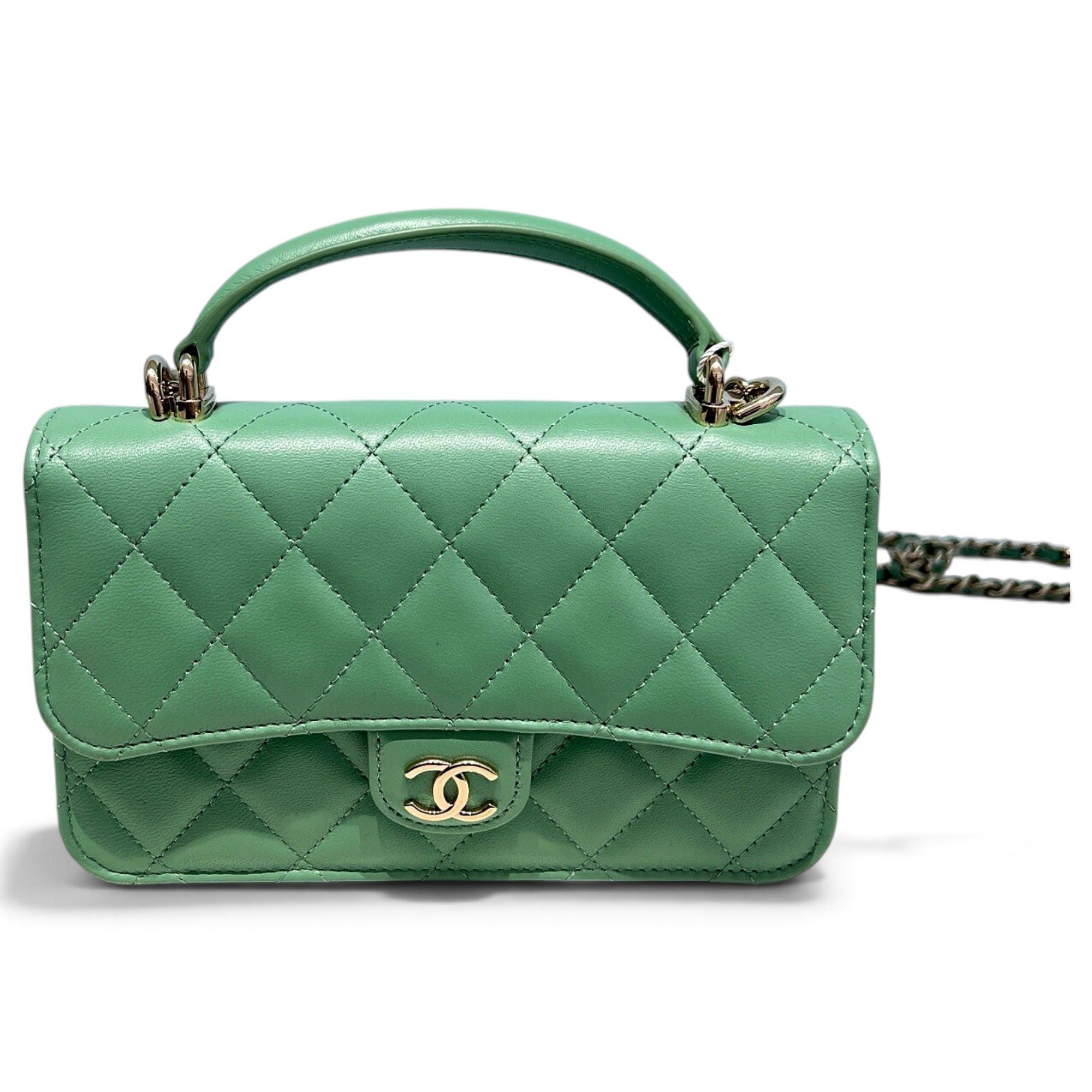 Timeless Classique Top Handle leather handbag