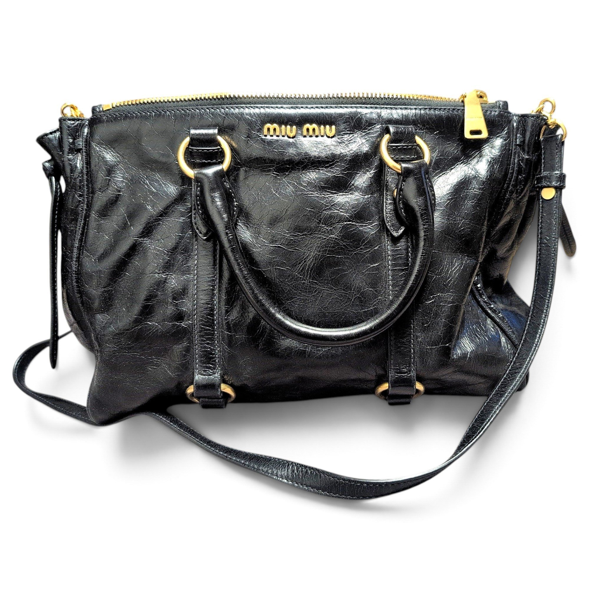 Vitello leather handbag
