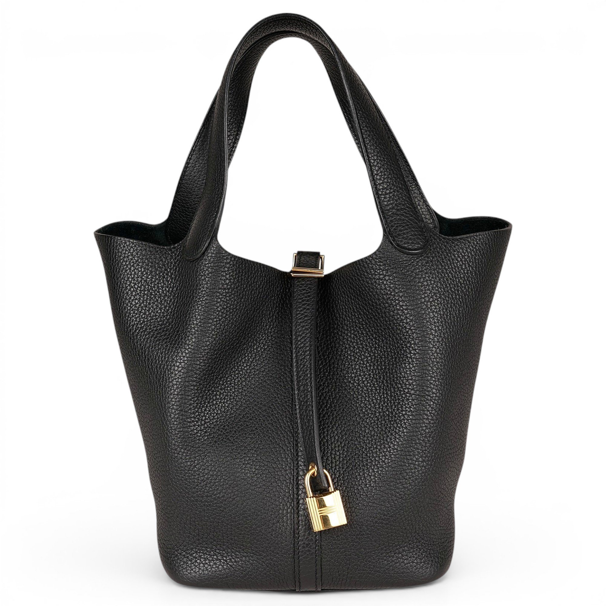 Picotin leather handbag