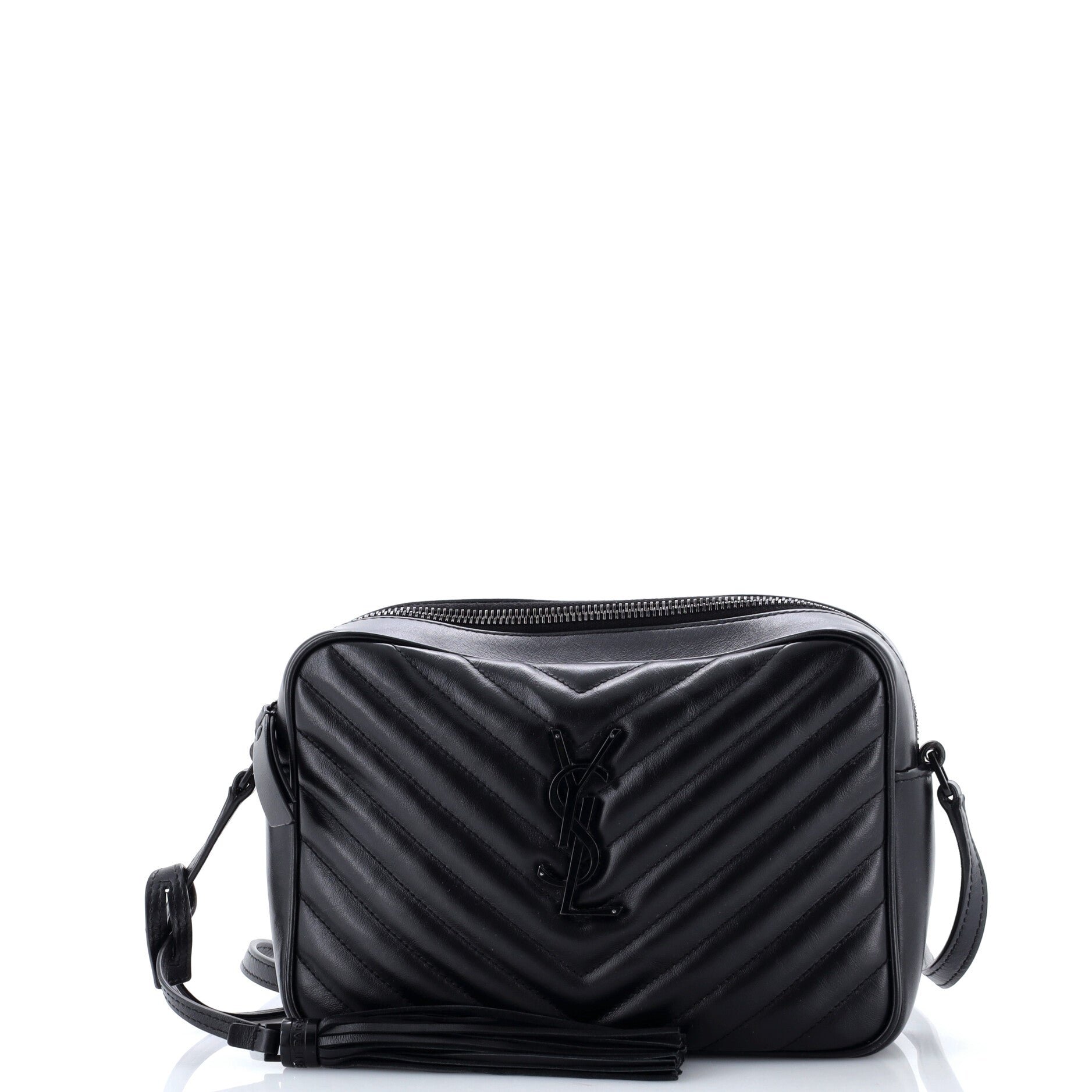 Lou Camera Bag Matelasse Chevron Leather Small