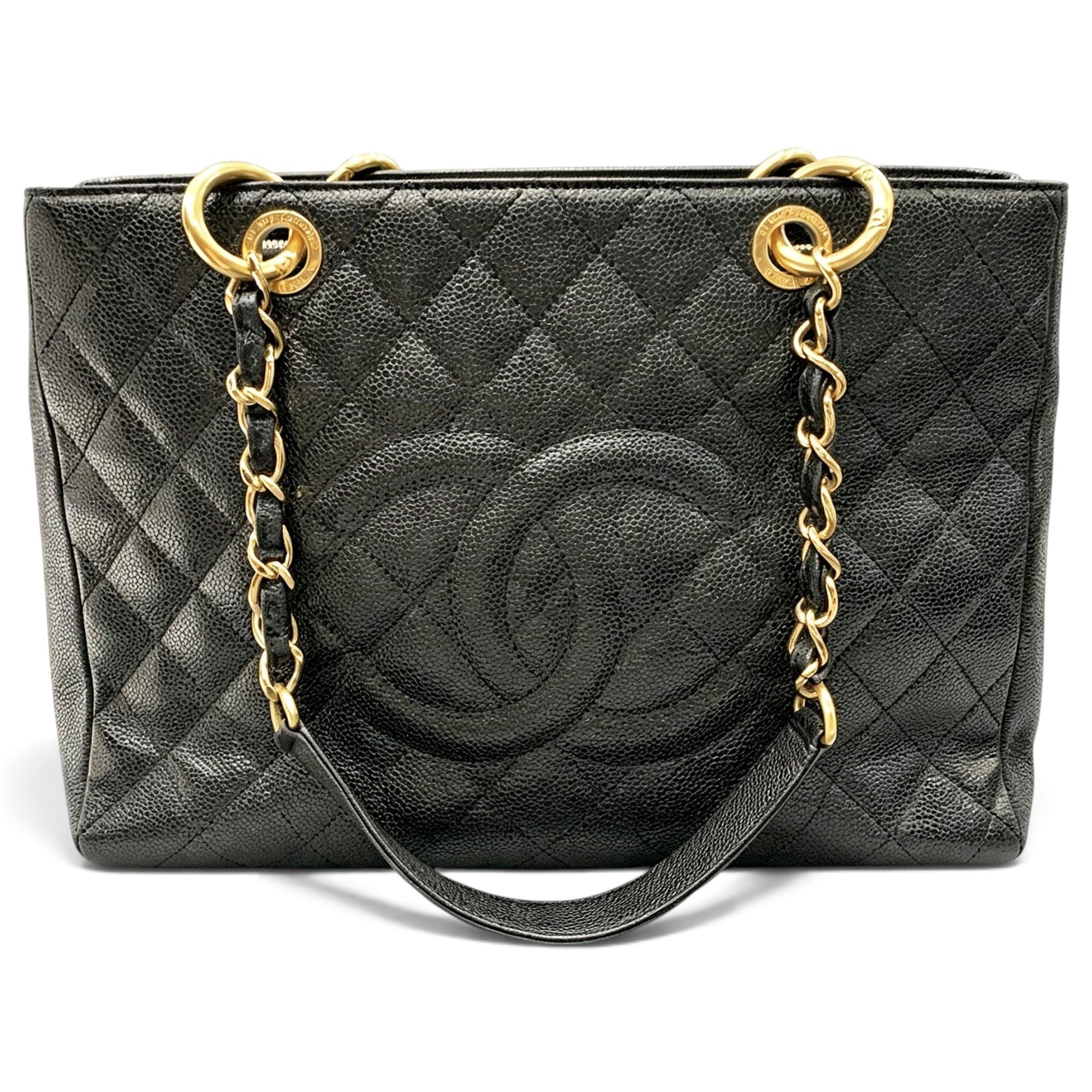 Grand shopping leather handbag