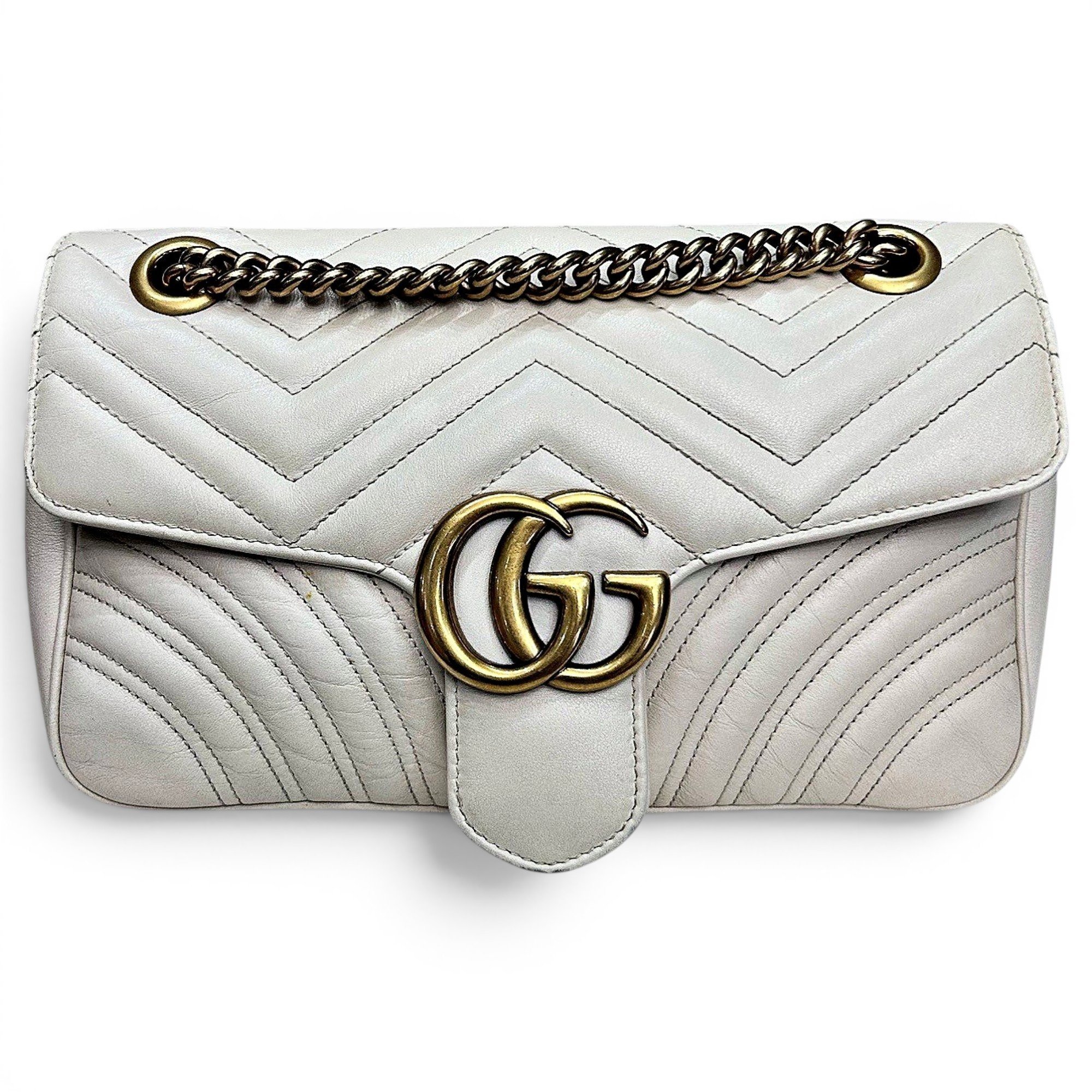 GG Marmont Flap leather handbag