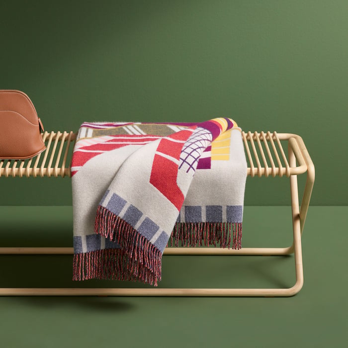 Naturel Patchwork Saddle Blanket