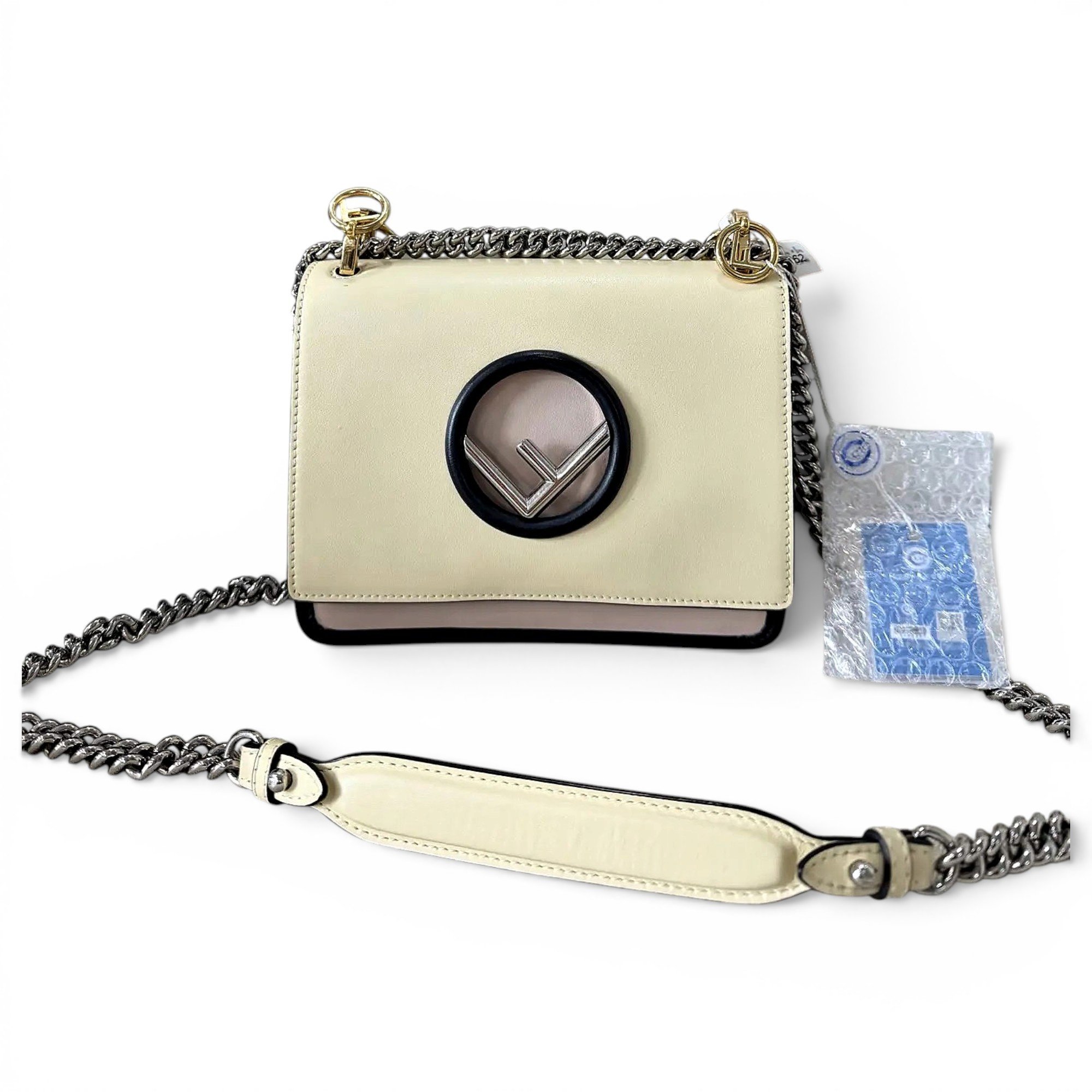 Kan I Logo leather handbag