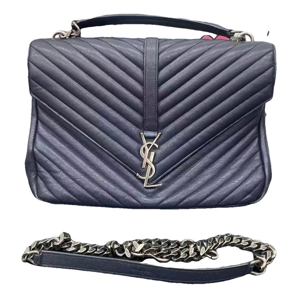 Collége monogramme leather handbag