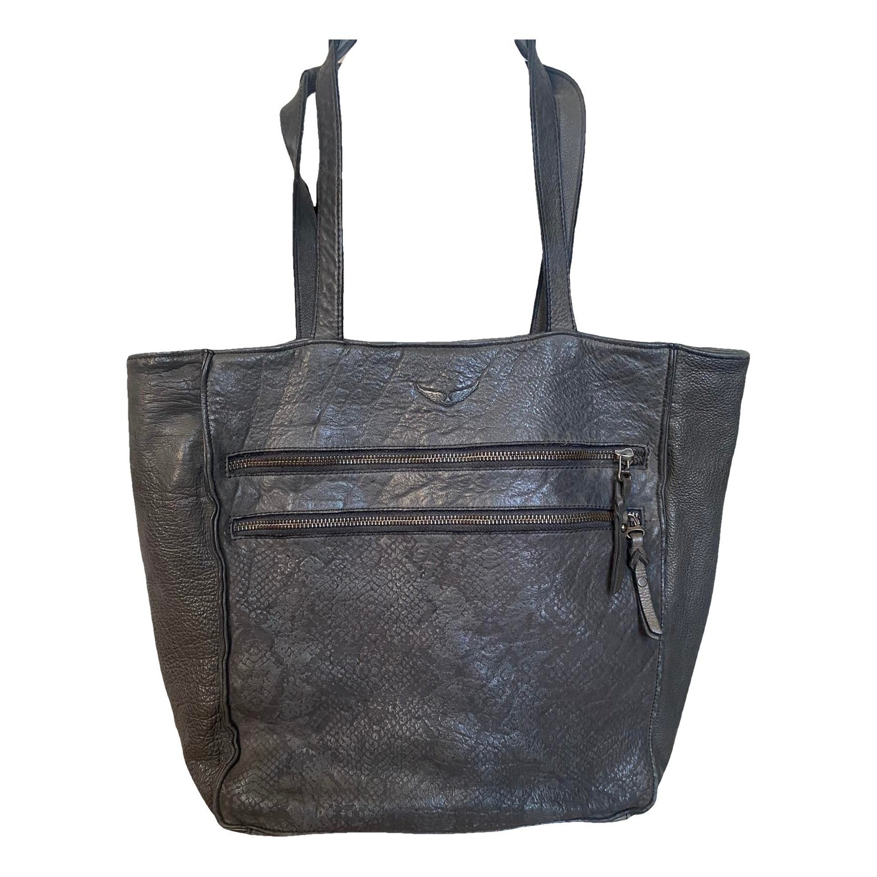 Daily leather tote