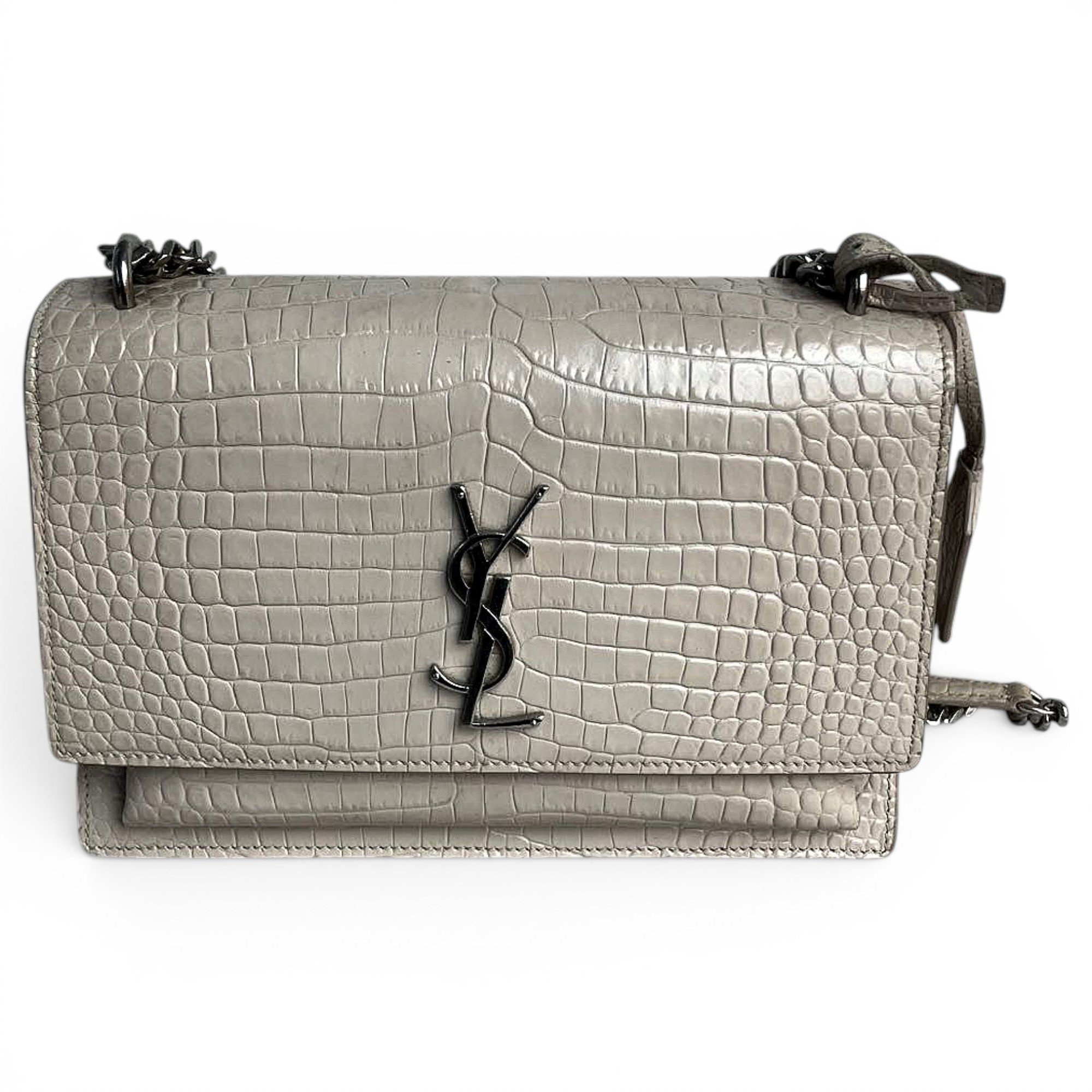 Sunset leather crossbody bag