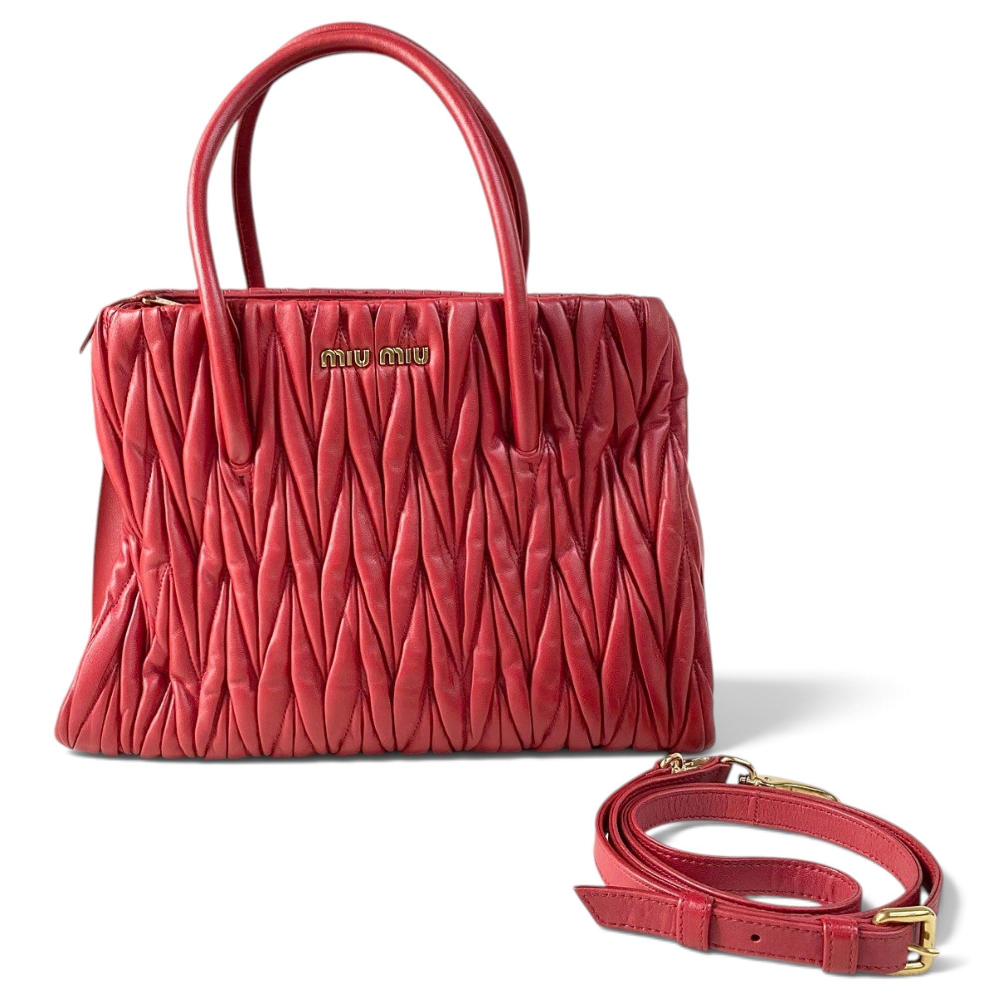 Leather handbag
