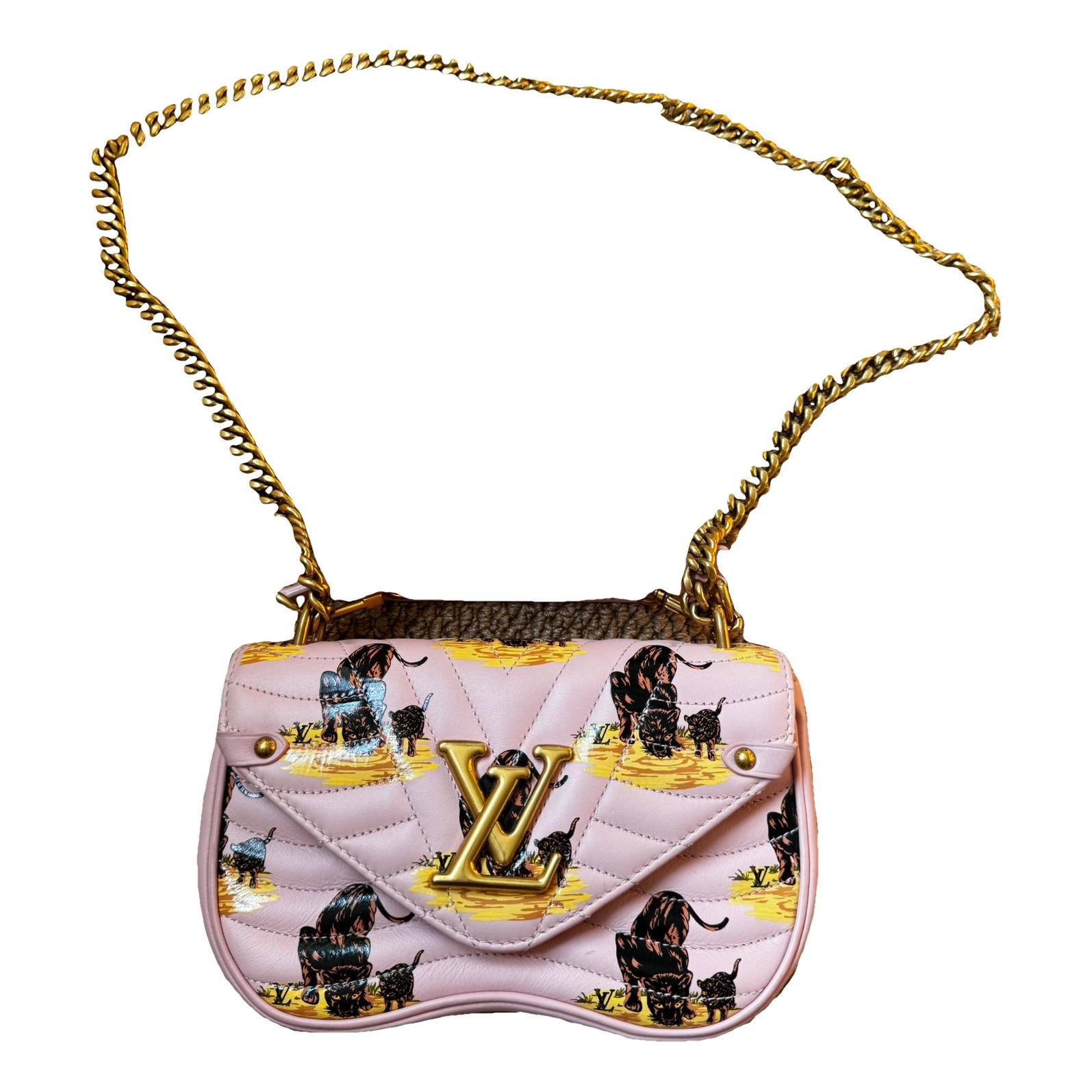 New Wave leather handbag